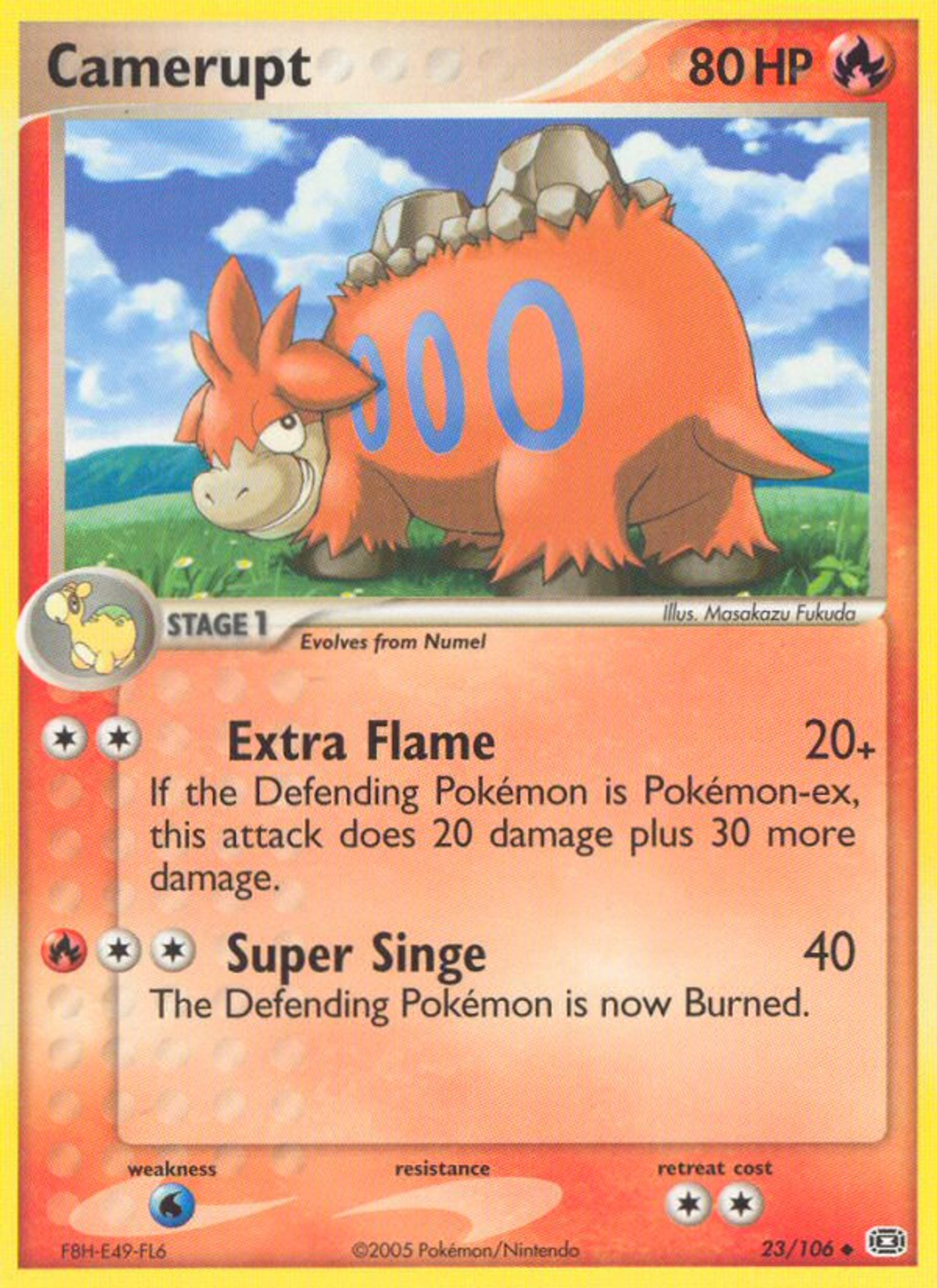 Camerupt — Emerald — Pokemon