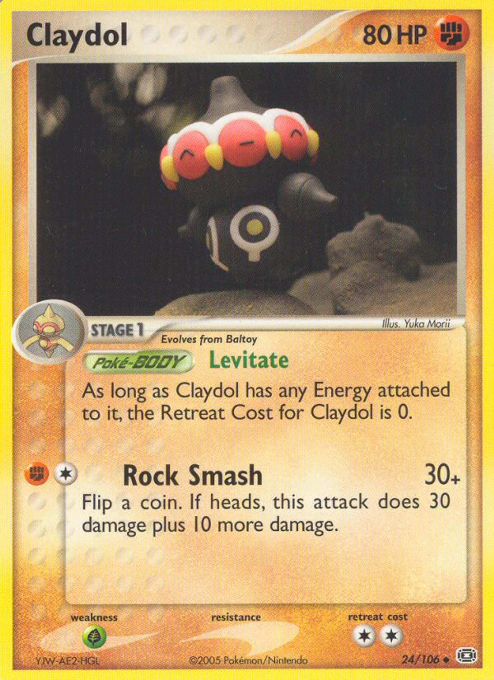Claydol — Emerald — Pokemon