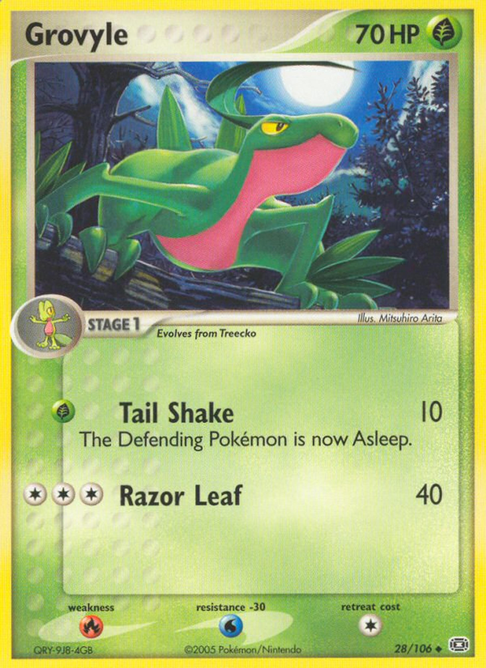 Grovyle — Emerald — Pokemon