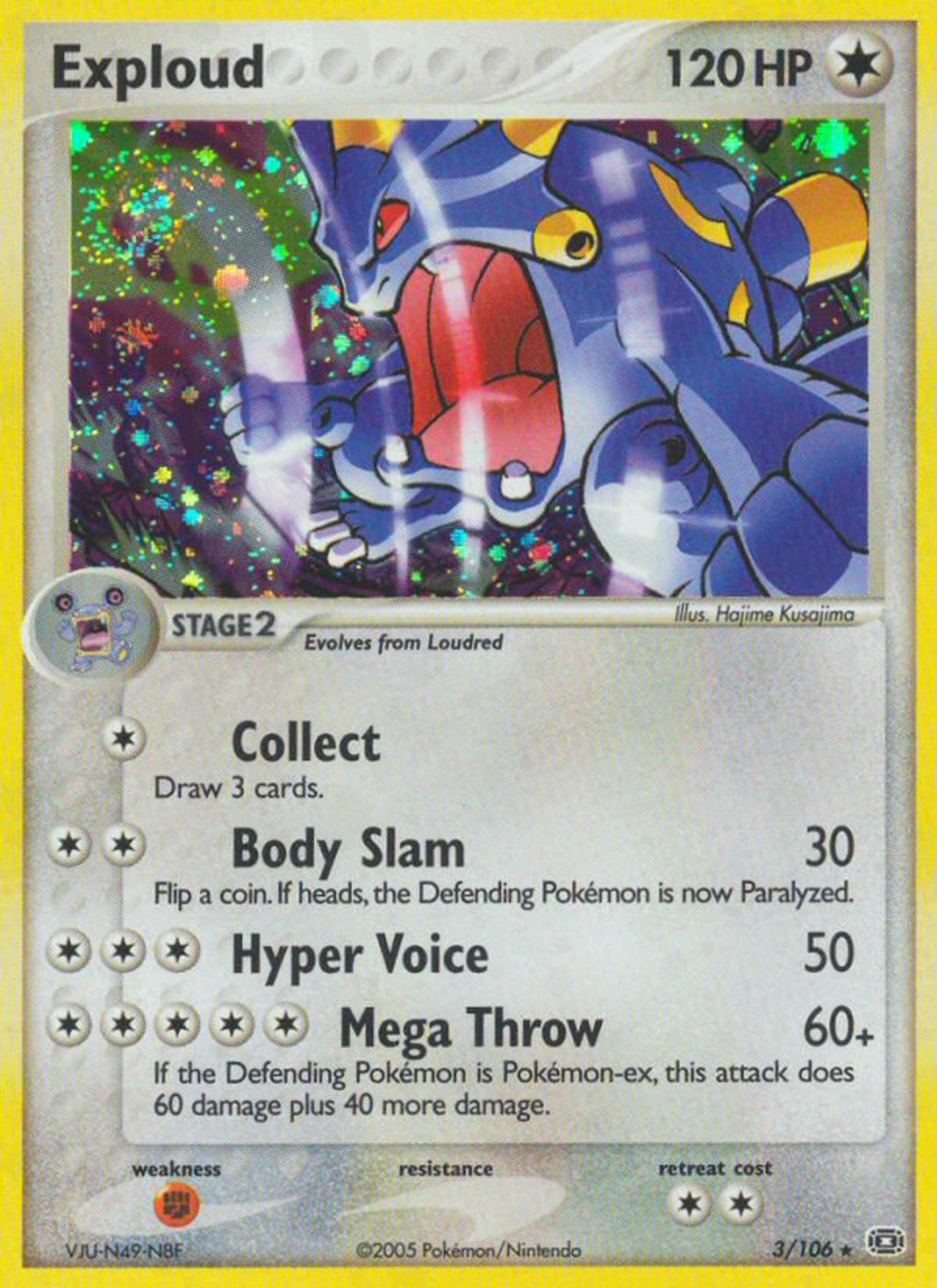 Exploud — Emerald — Pokemon