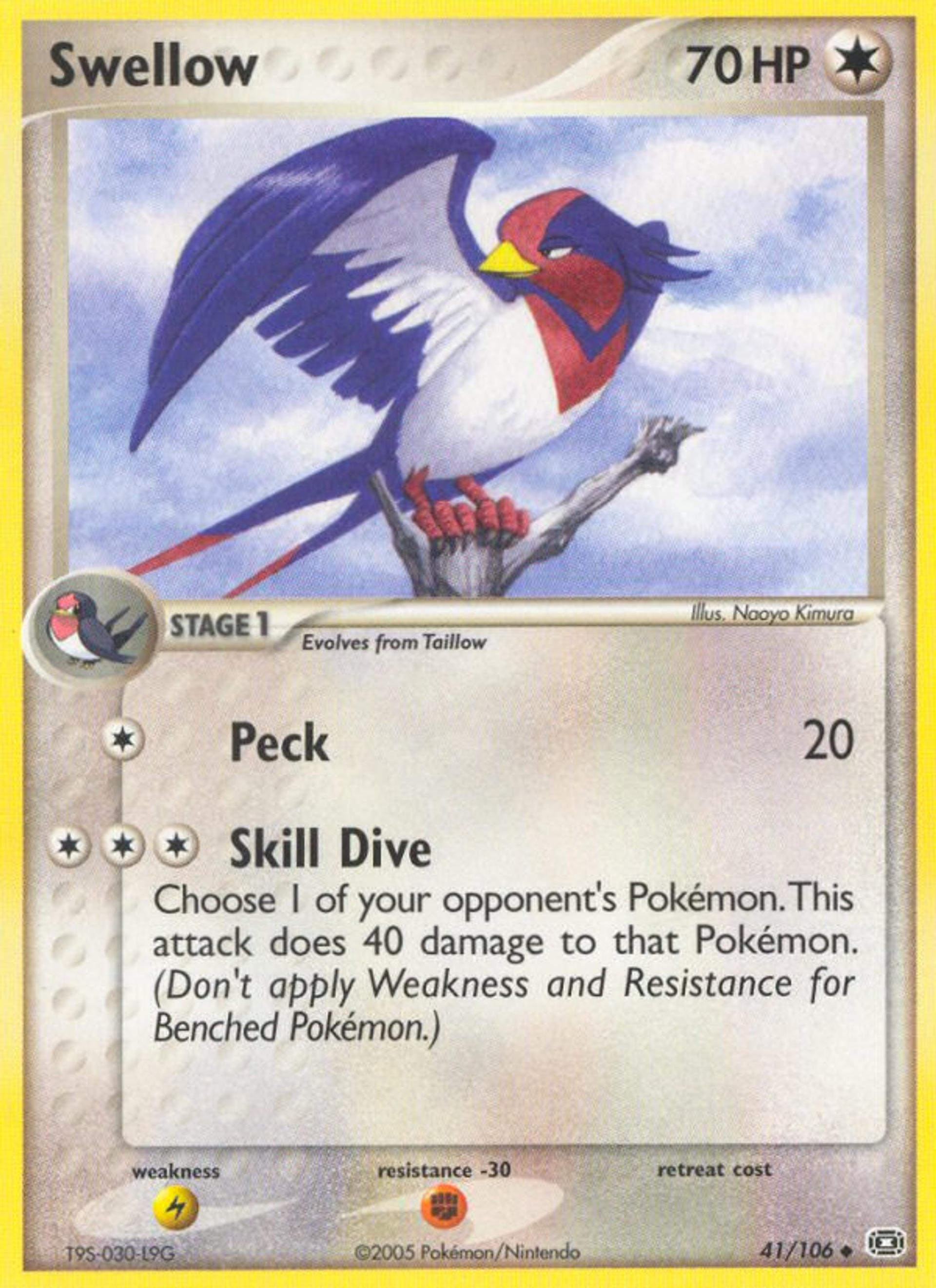 Swellow — Emerald — Pokemon