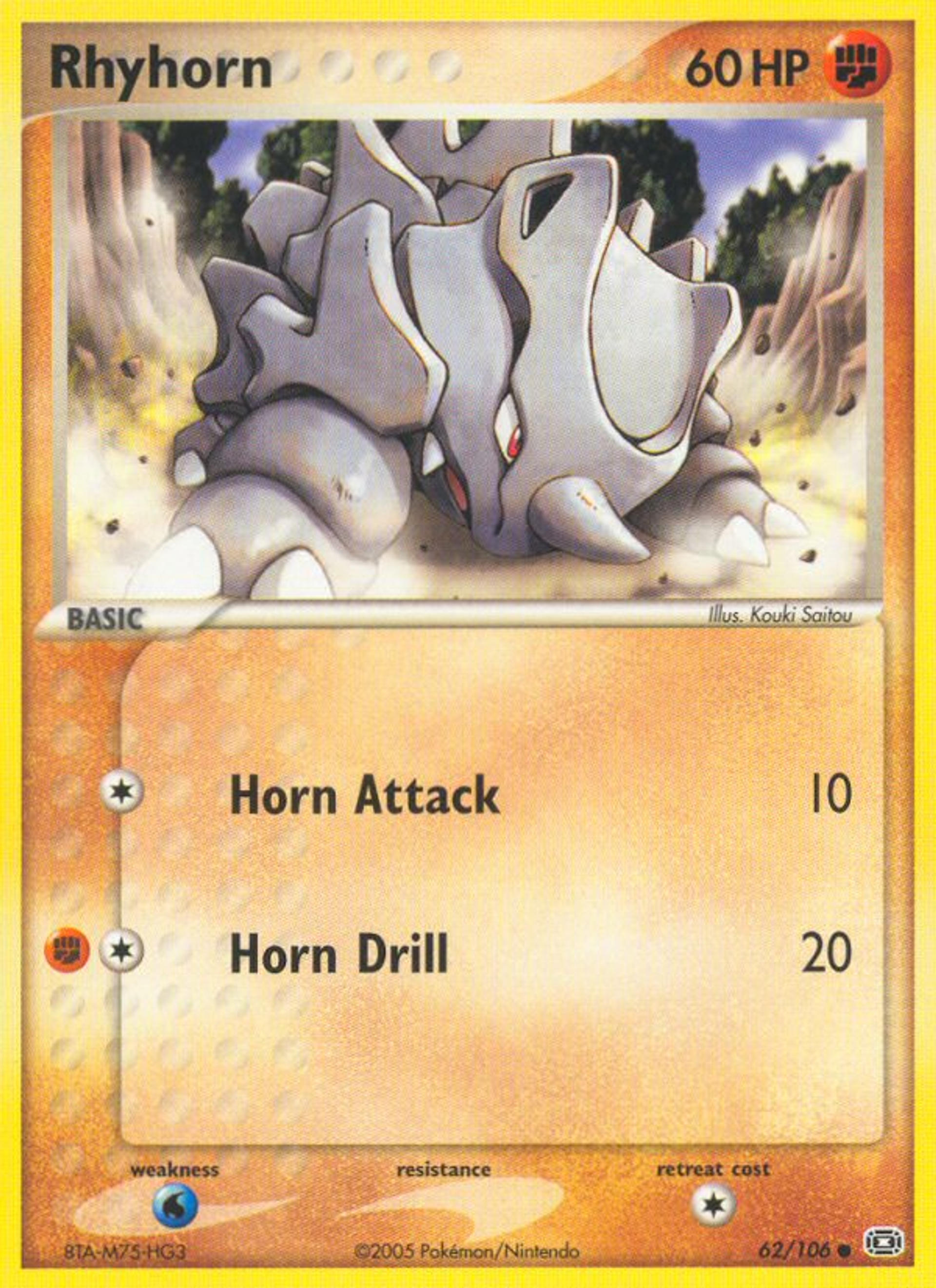 Rhyhorn — Emerald — Pokemon