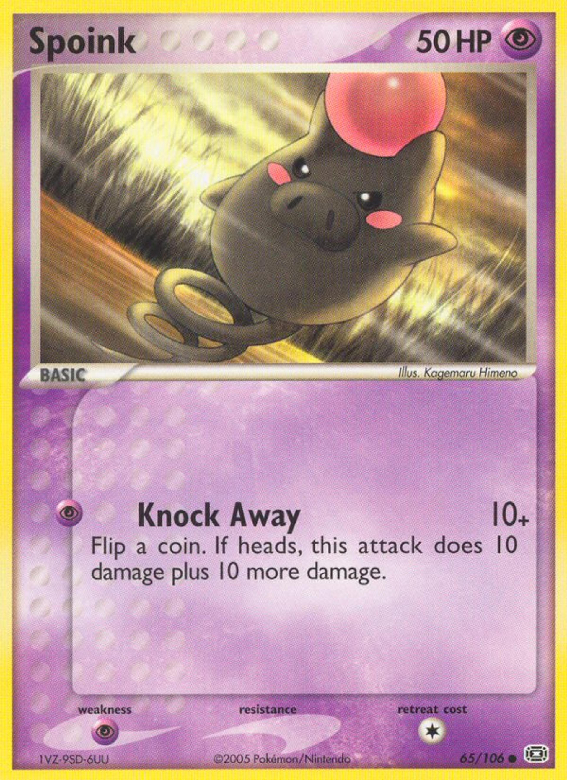 Spoink — Emerald — Pokemon