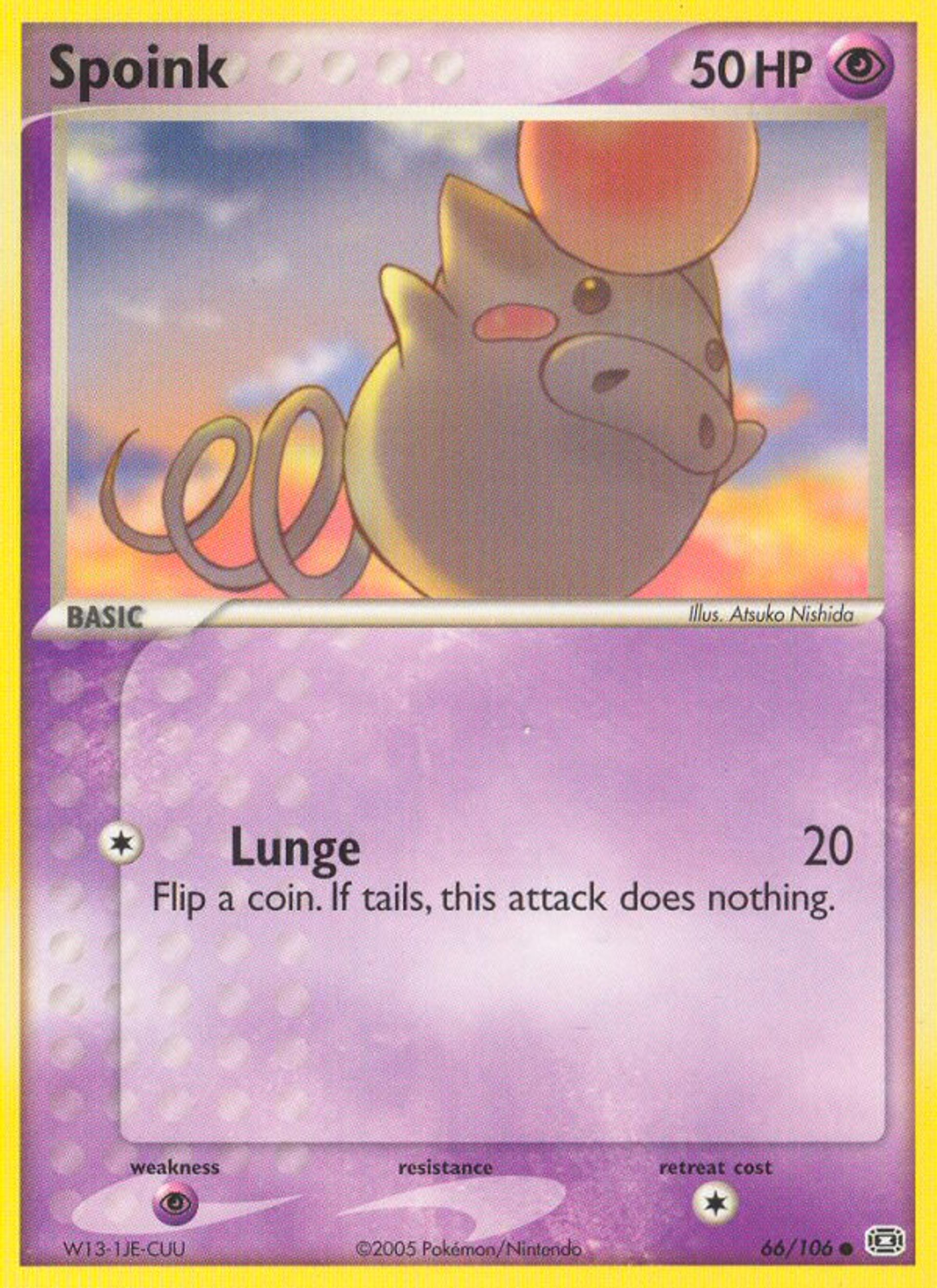 Spoink — Emerald — Pokemon
