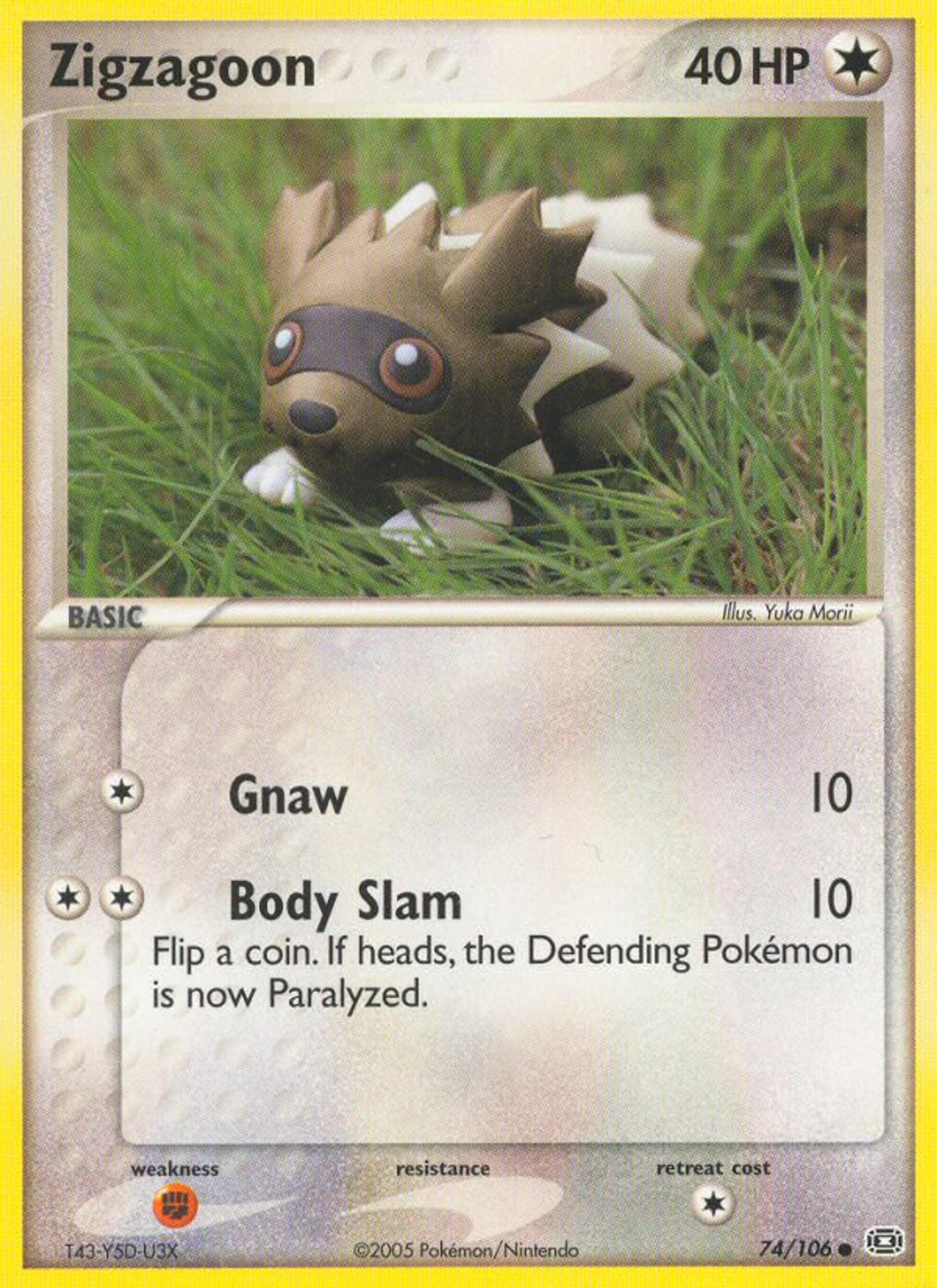 Zigzagoon — Emerald — Pokemon