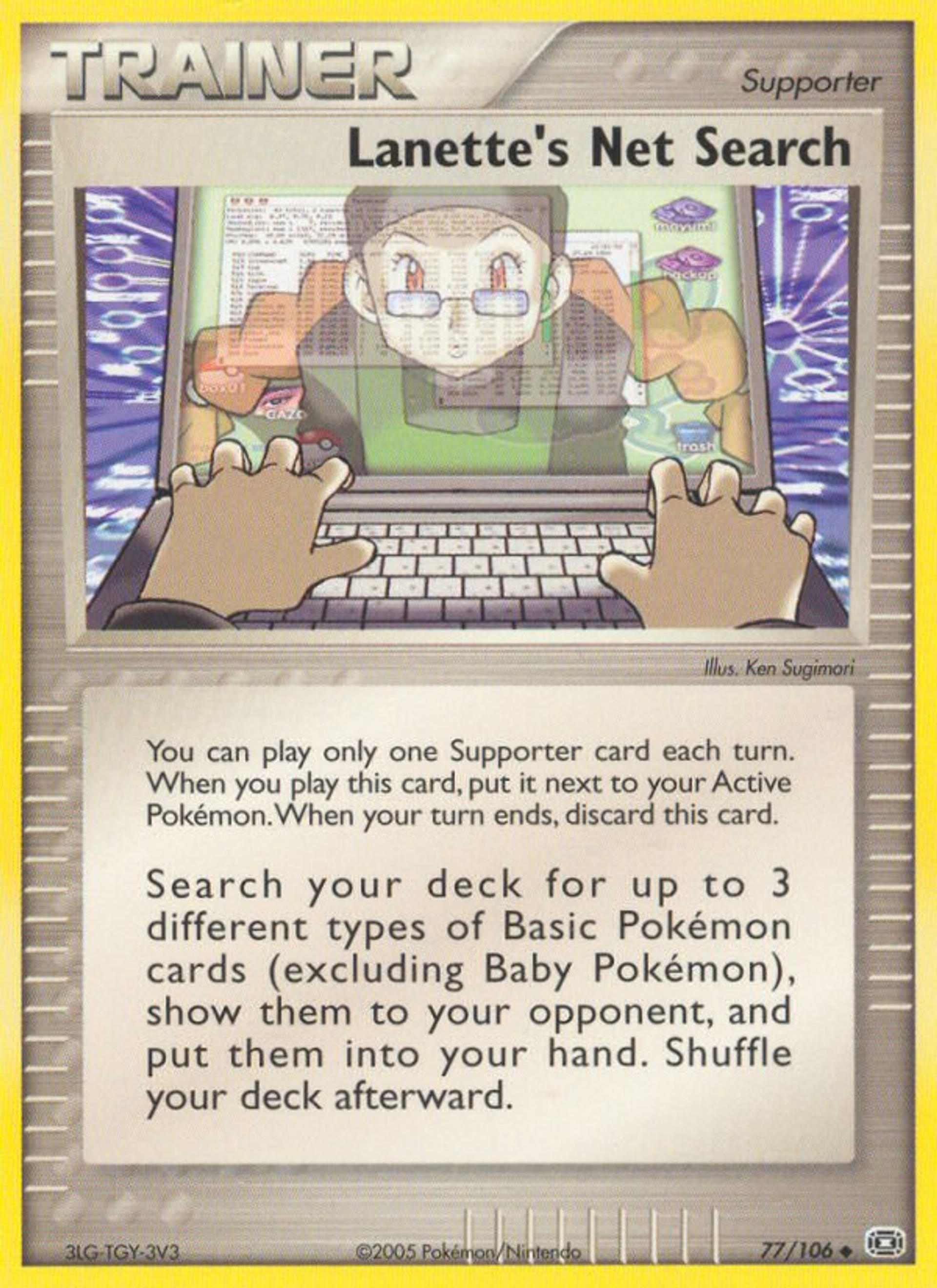 Lanette's Net Search — Emerald — Pokemon