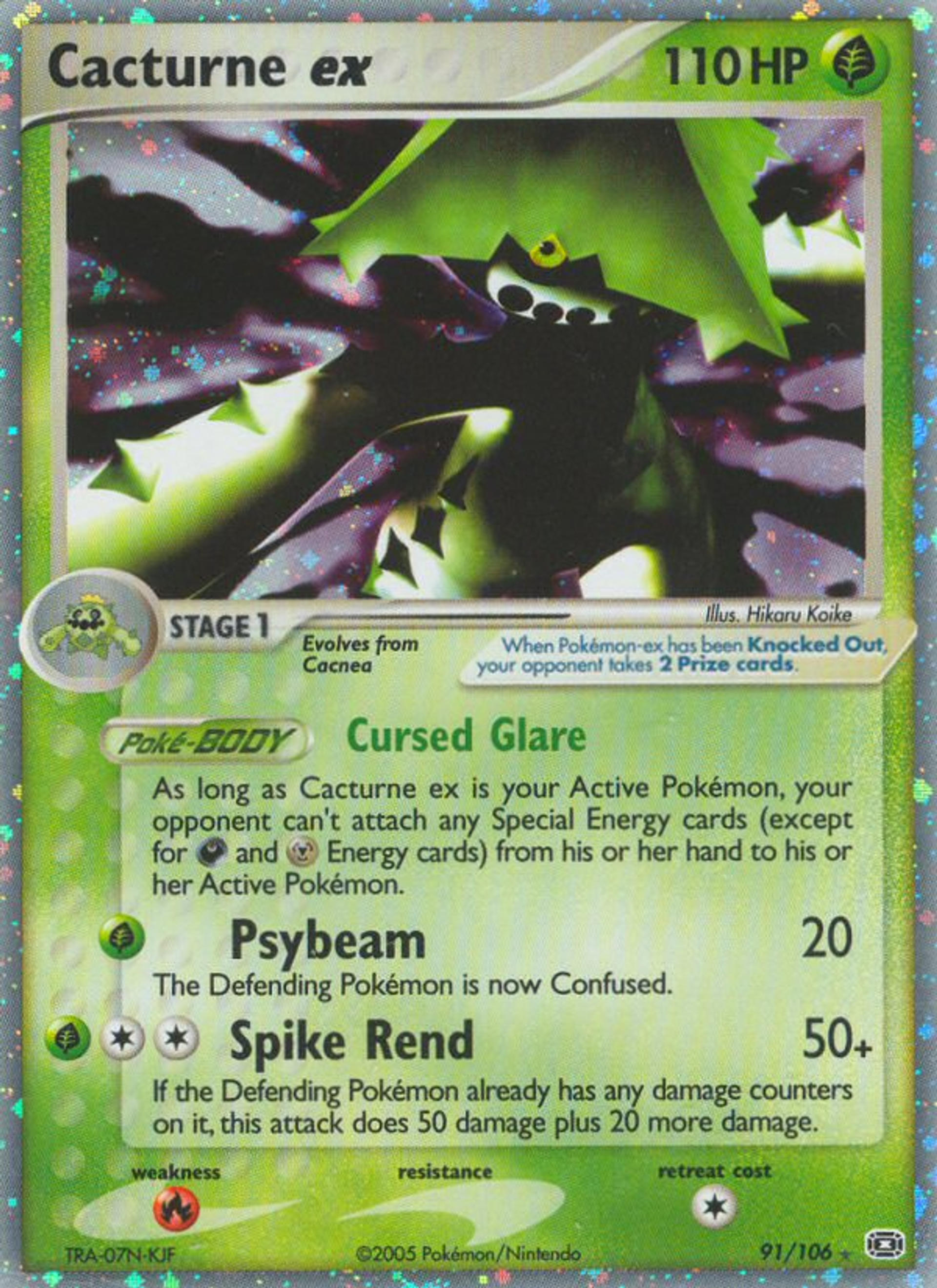 Cacturne ex — Emerald — Pokemon