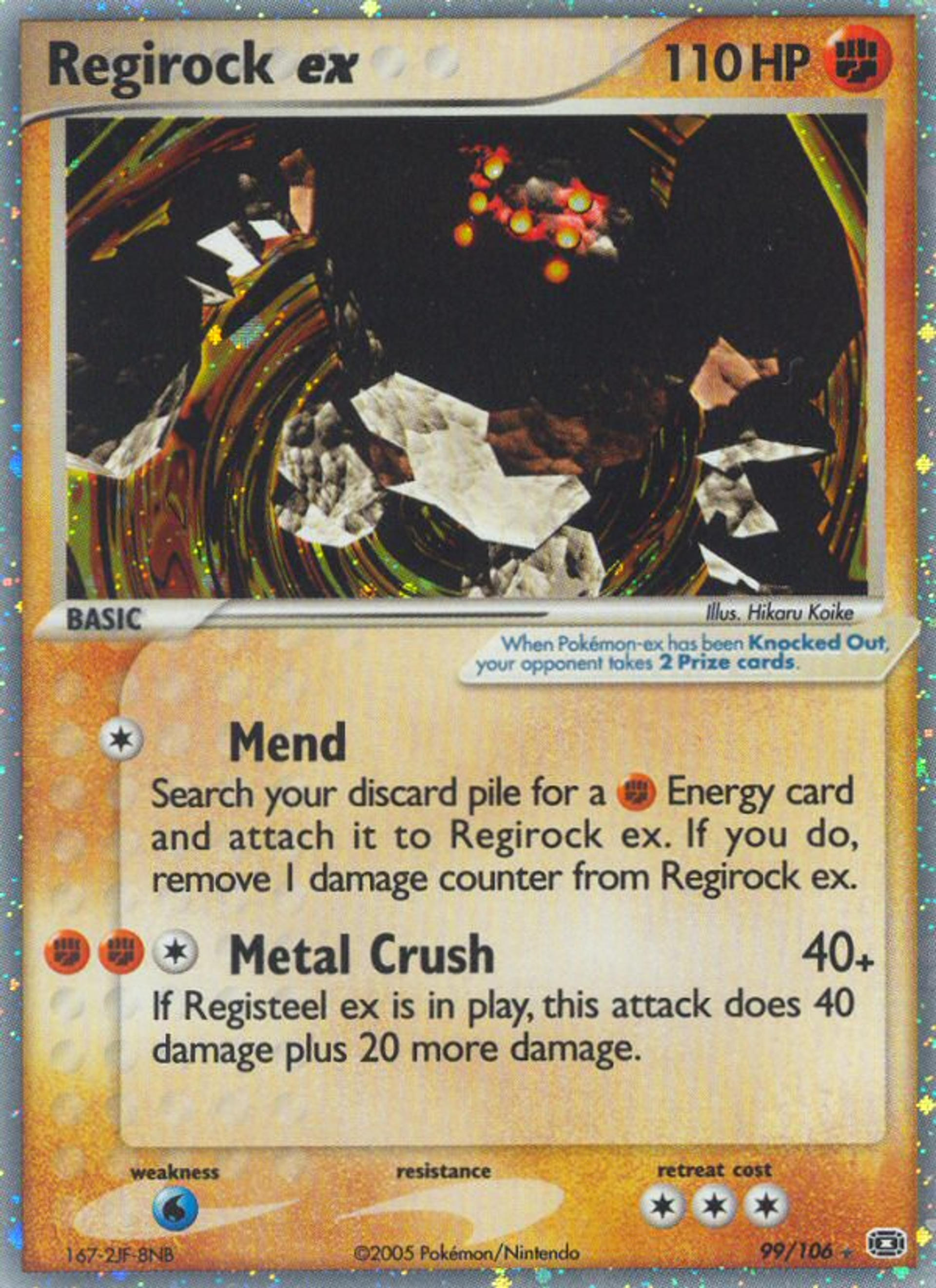 Regirock ex — Emerald — Pokemon