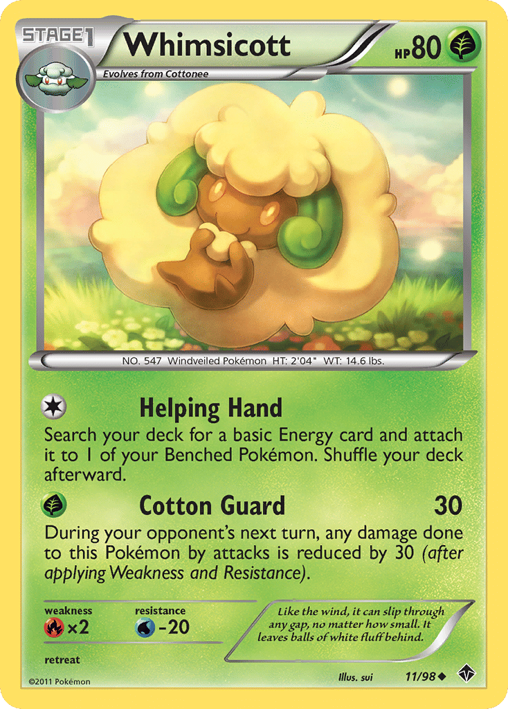 Whimsicott — Emerging Powers — Pokemon