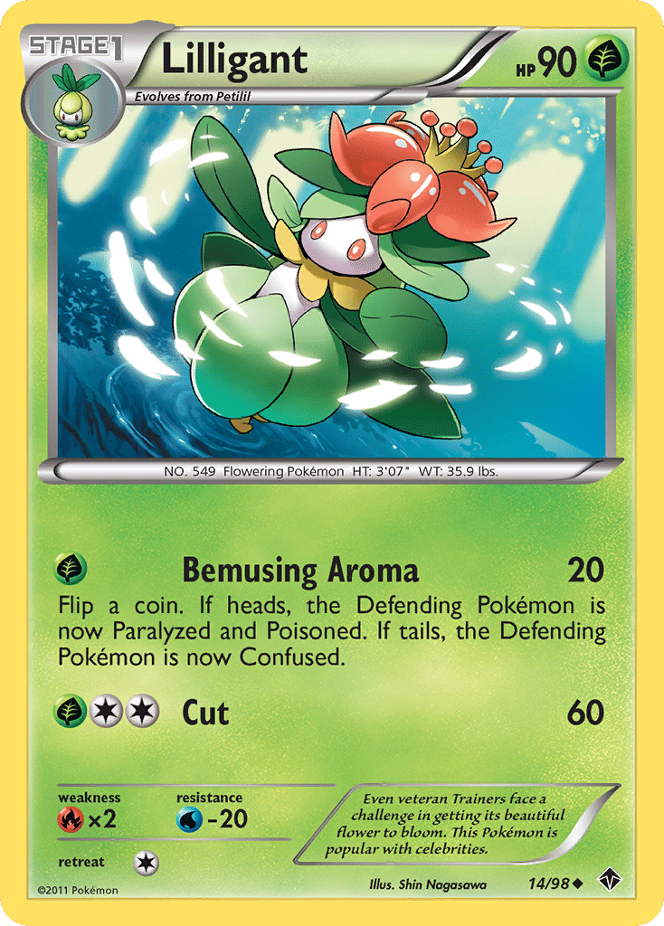 Lilligant — Emerging Powers — Pokemon