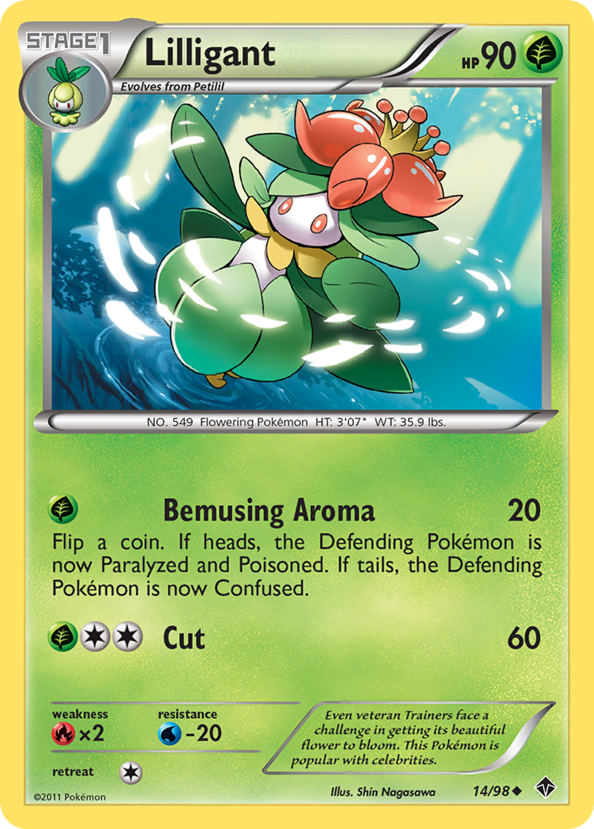 Lilligant — Emerging Powers — Pokemon
