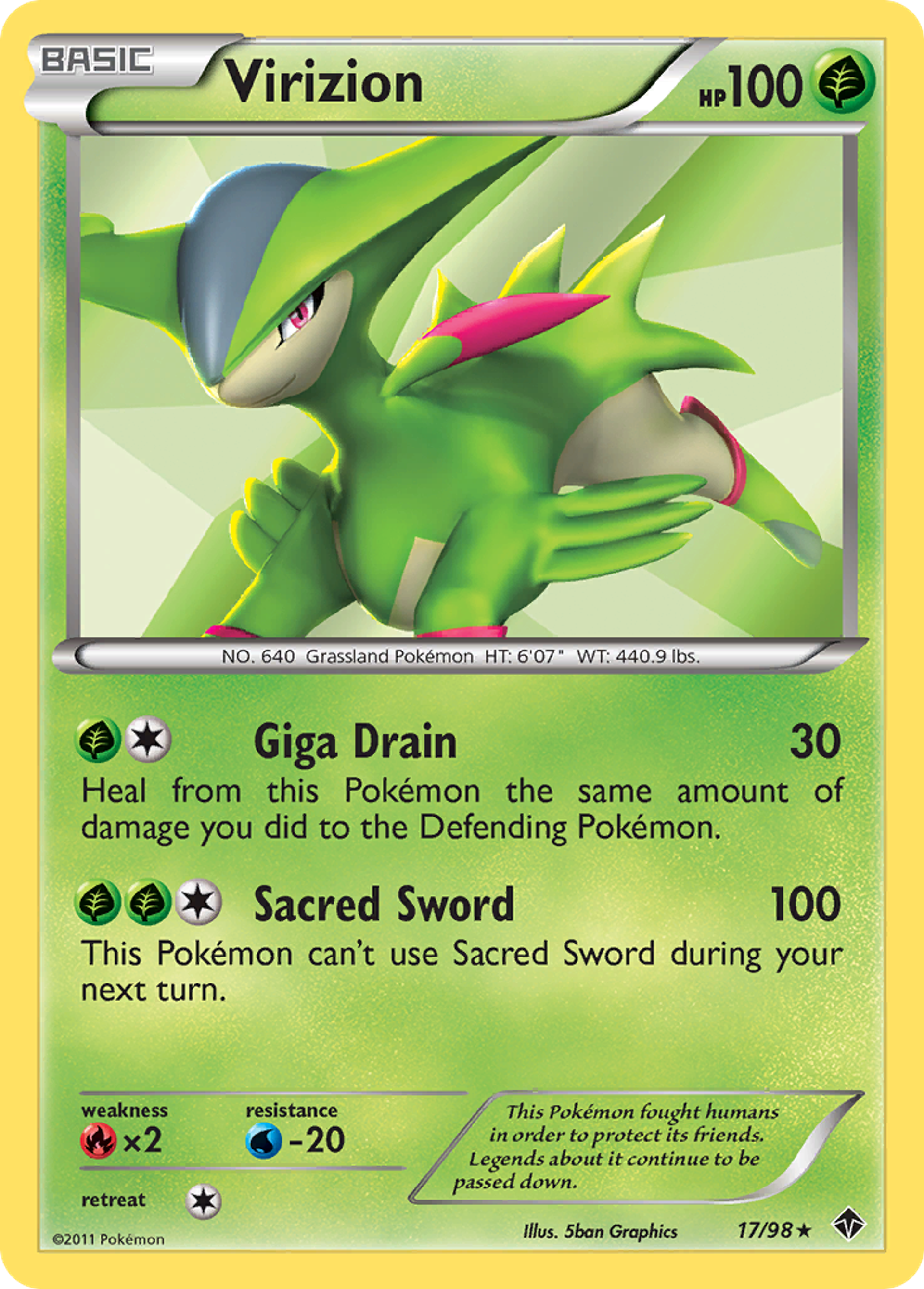 Virizion — Emerging Powers — Pokemon