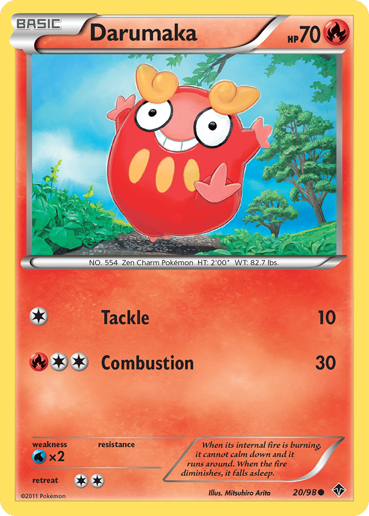 Darumaka — Emerging Powers — Pokemon