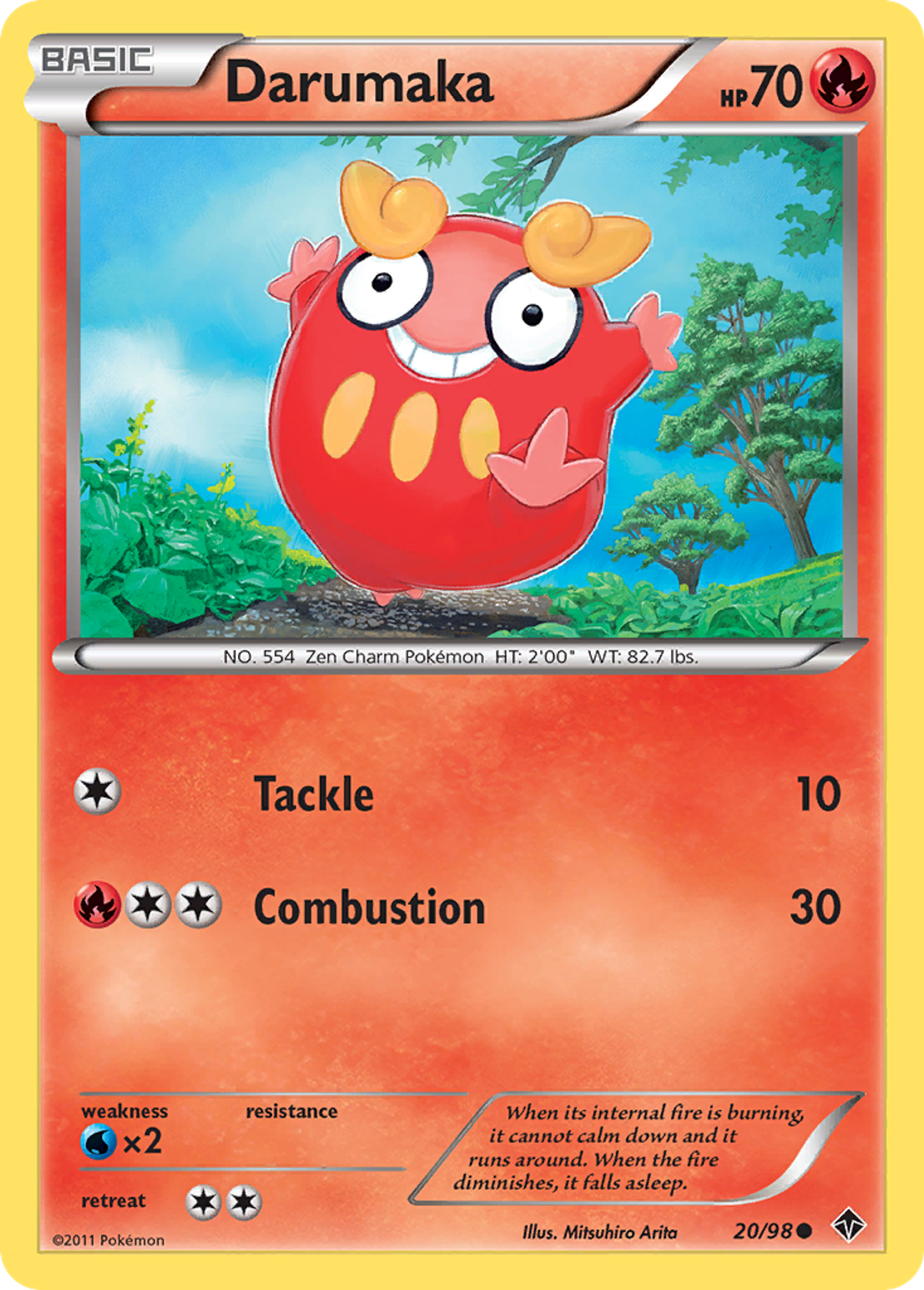 Darumaka — Emerging Powers — Pokemon