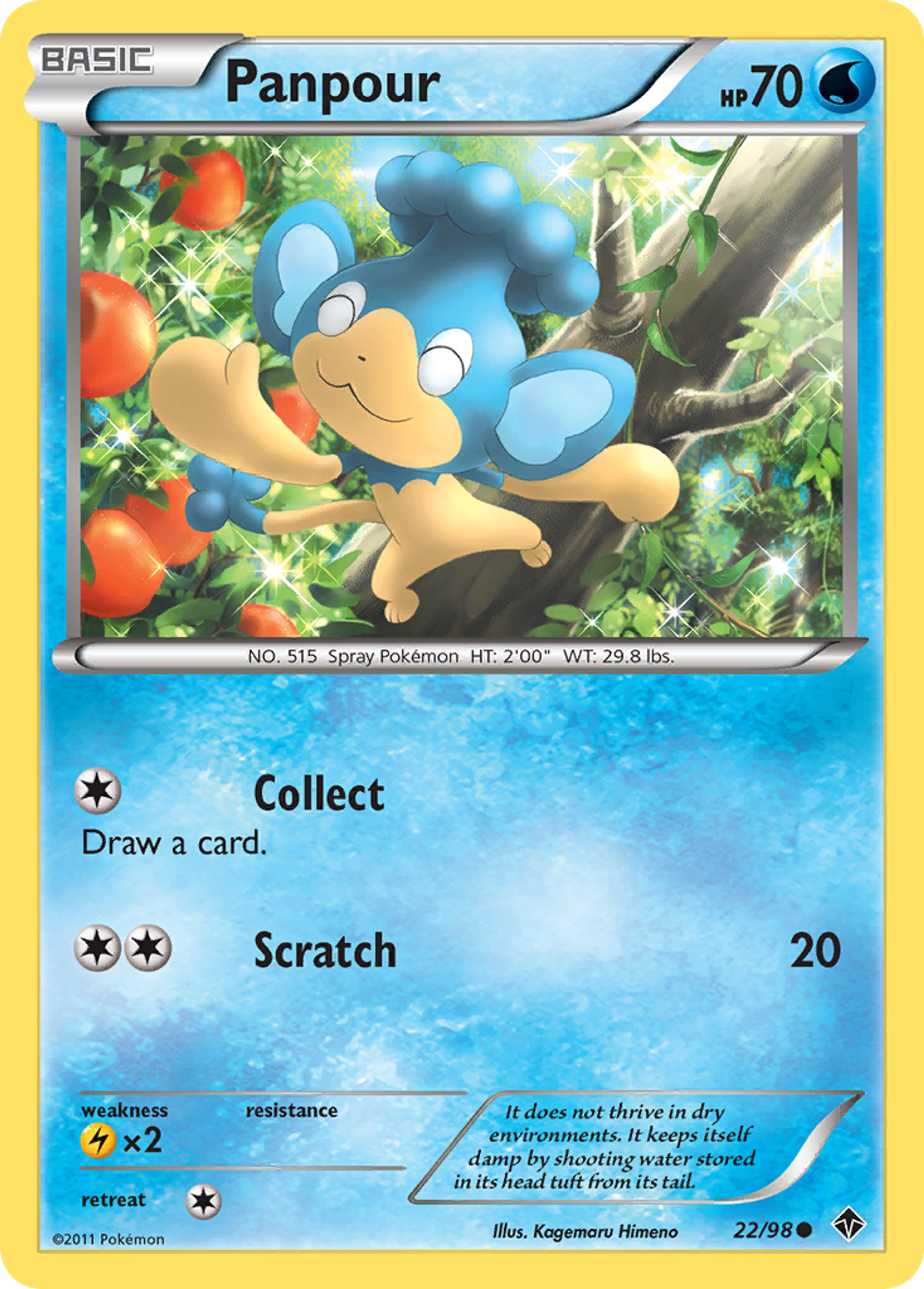 Panpour — Emerging Powers — Pokemon