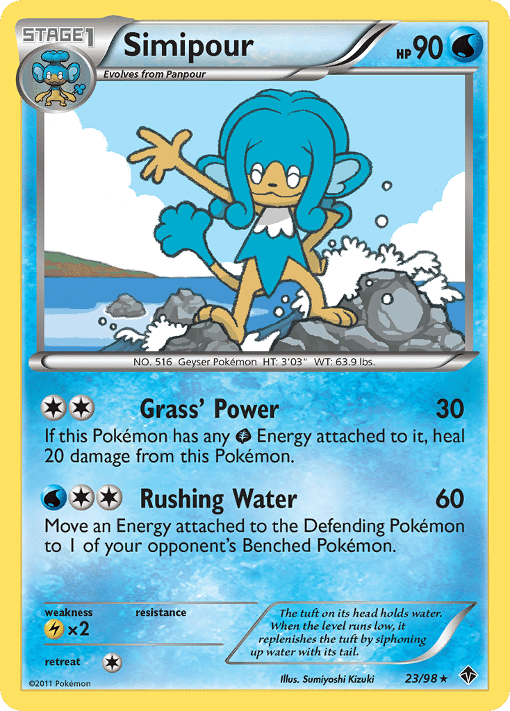 Simipour — Emerging Powers — Pokemon
