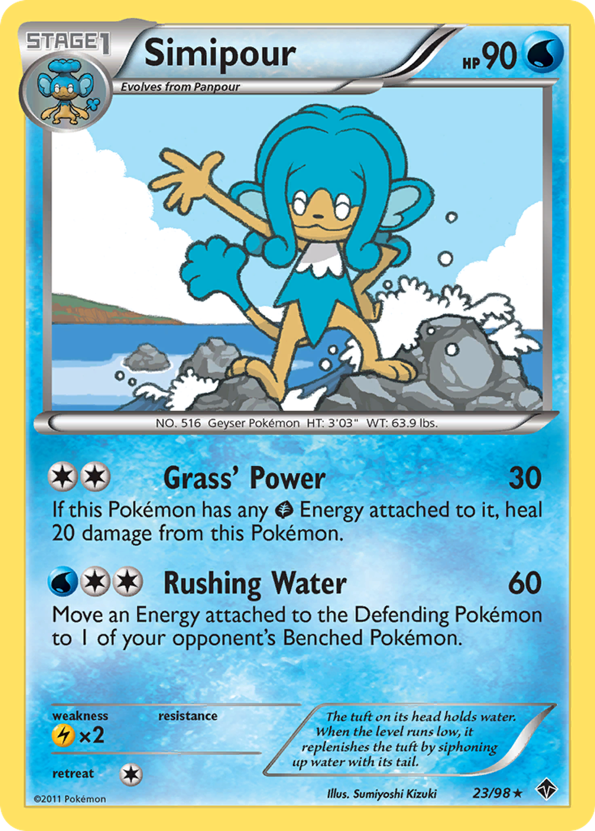 Simipour — Emerging Powers — Pokemon