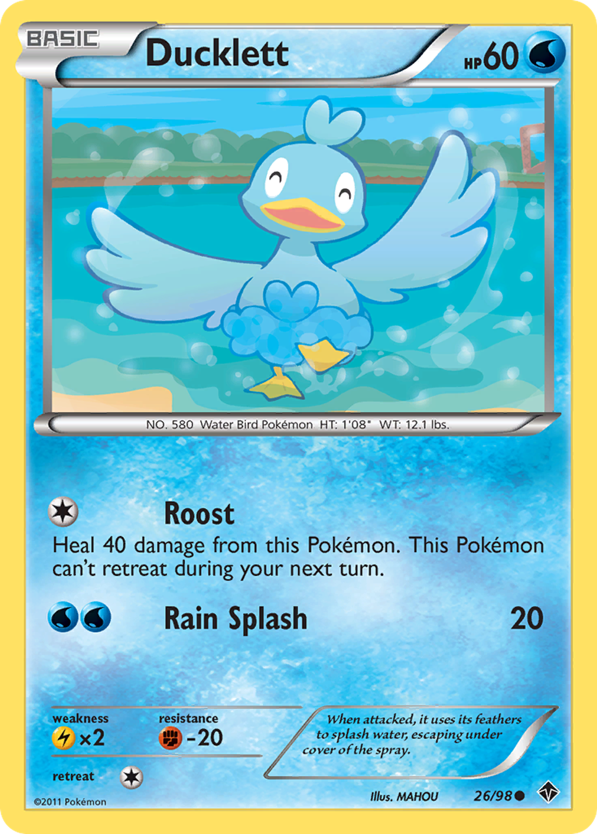 Ducklett — Emerging Powers — Pokemon