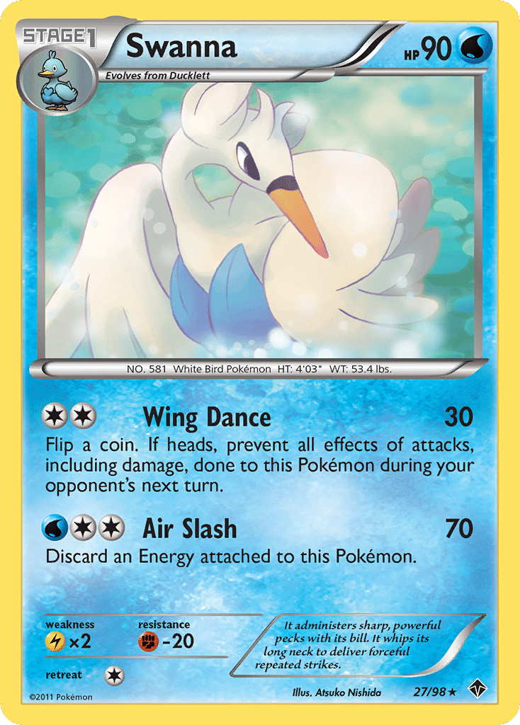 Swanna — Emerging Powers — Pokemon