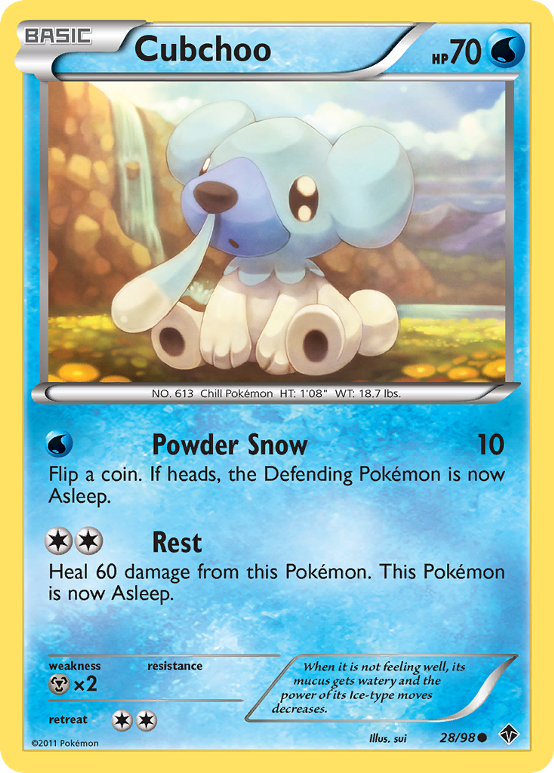Cubchoo — Emerging Powers — Pokemon