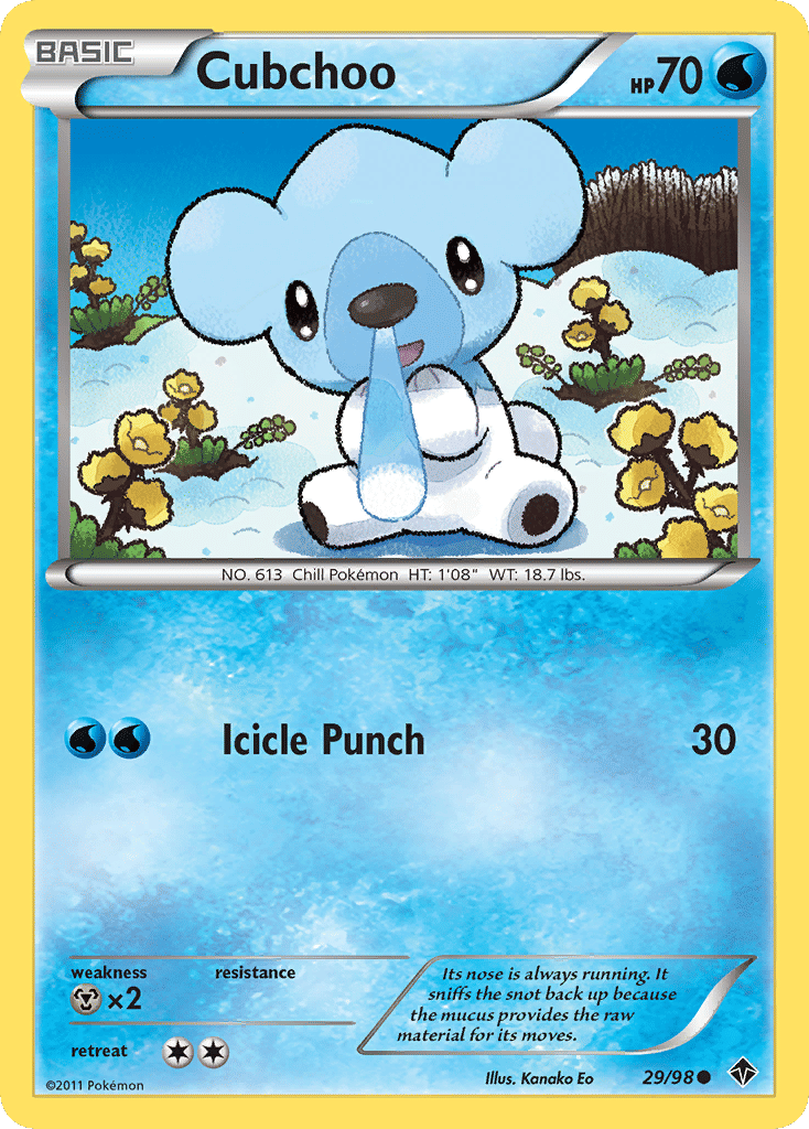 Cubchoo — Emerging Powers — Pokemon