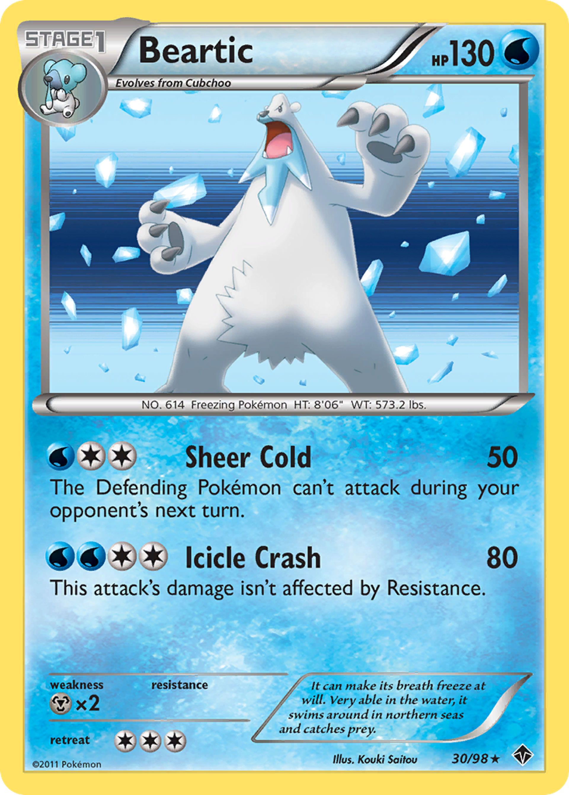 Beartic — Emerging Powers — Pokemon