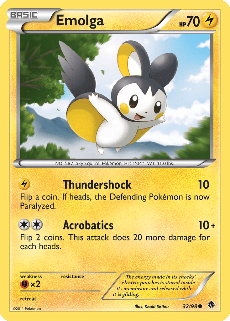 Emolga — Emerging Powers — Pokemon