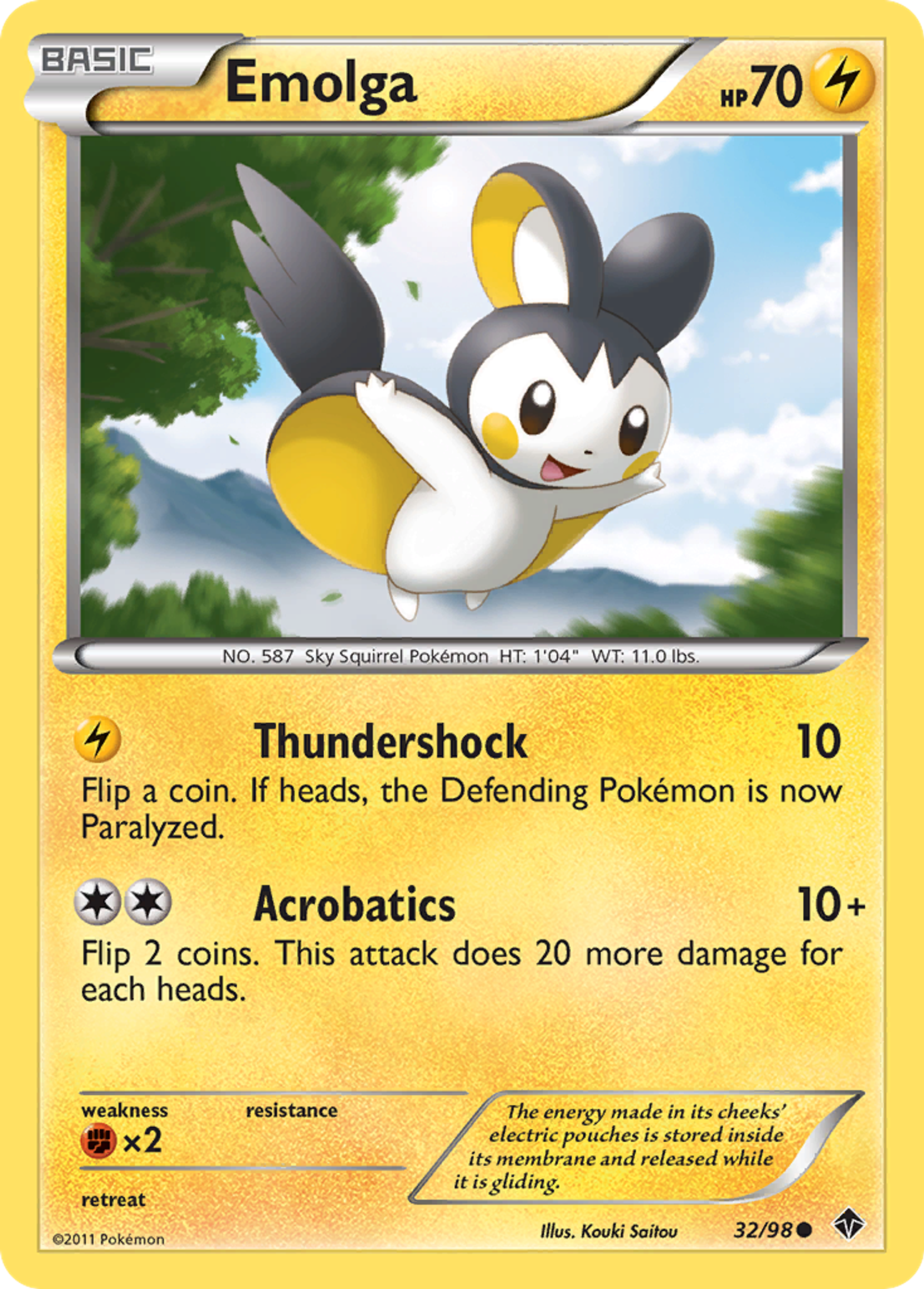 Emolga — Emerging Powers — Pokemon