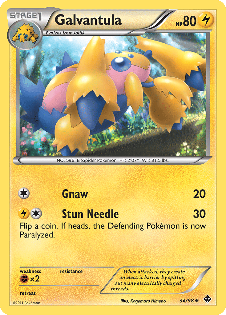 Galvantula — Emerging Powers — Pokemon