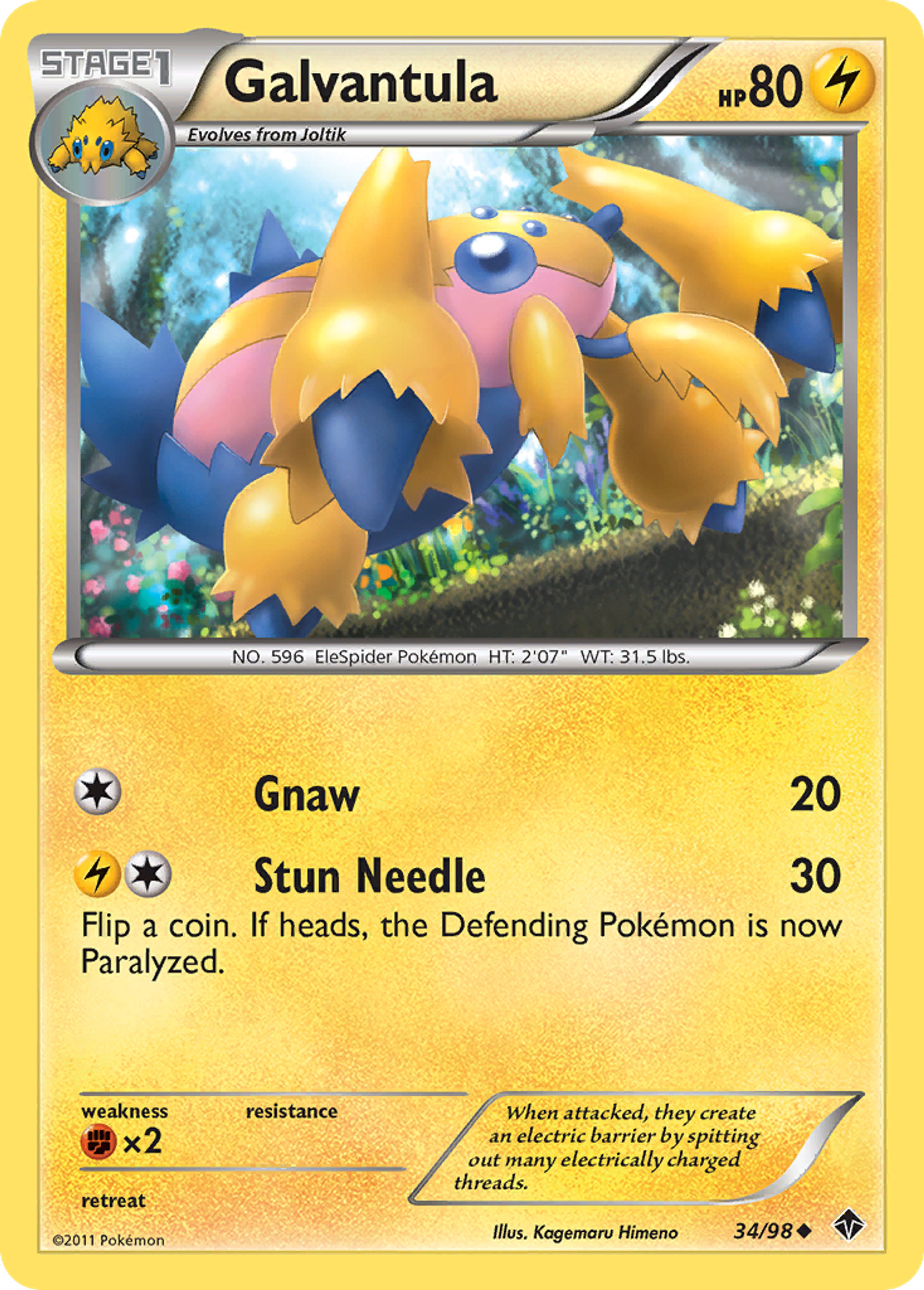 Galvantula — Emerging Powers — Pokemon
