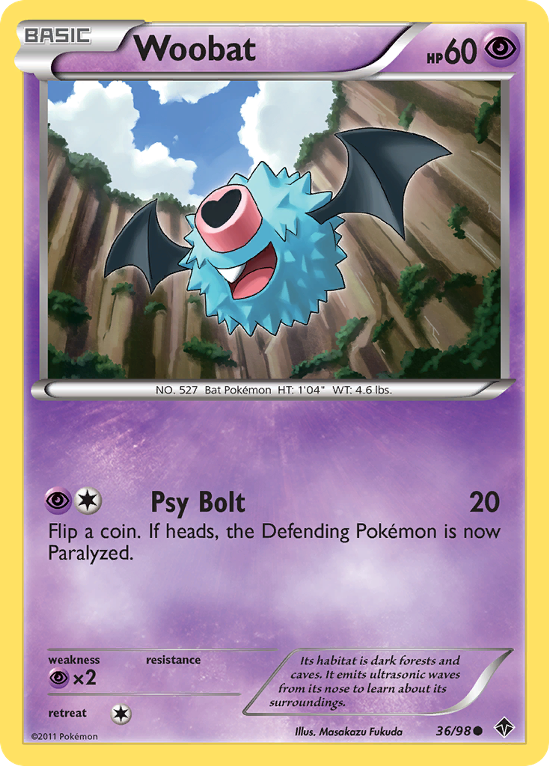 Woobat — Emerging Powers — Pokémon