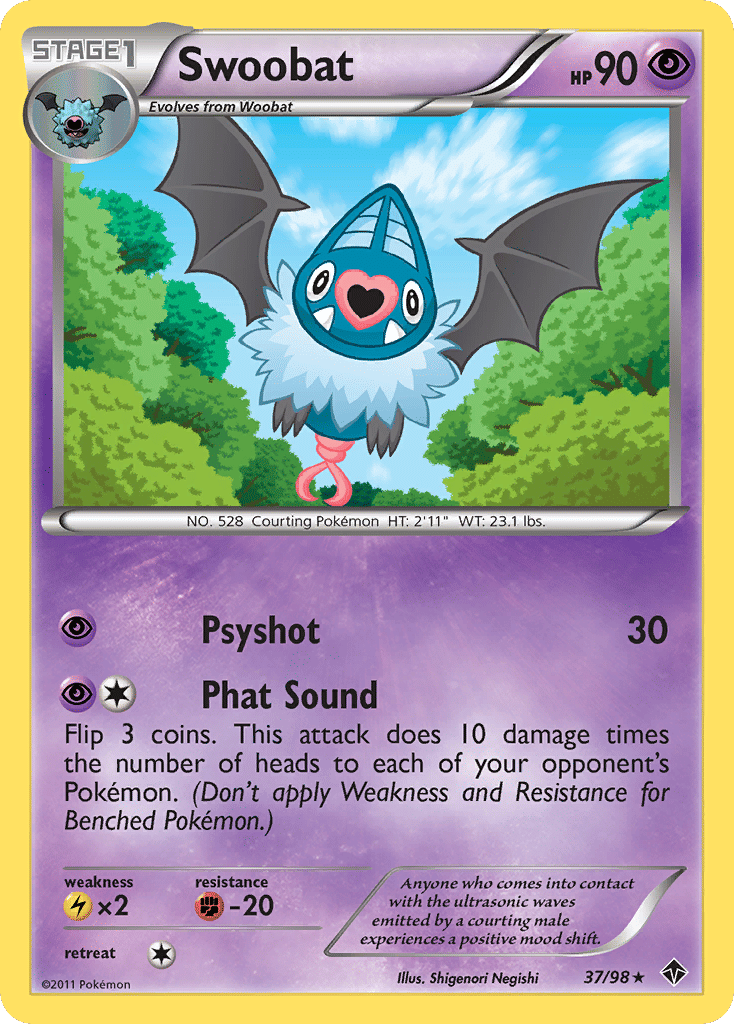 Swoobat — Emerging Powers — Pokemon