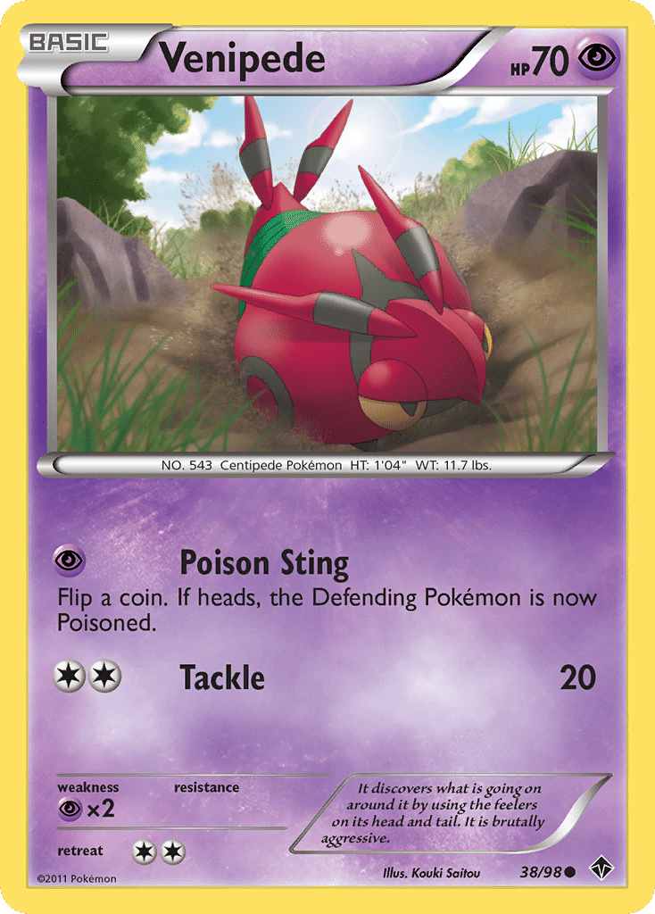 Venipede — Emerging Powers — Pokemon