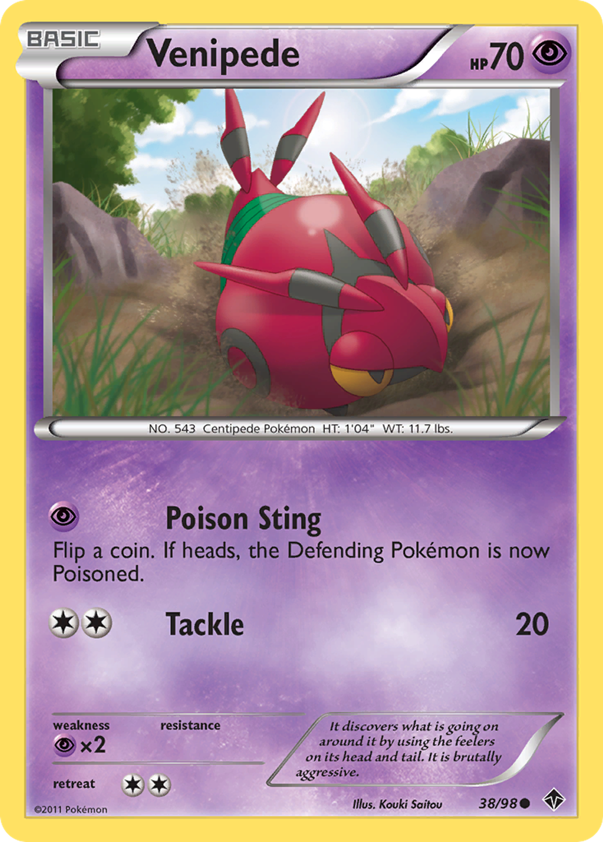 Venipede — Emerging Powers — Pokémon