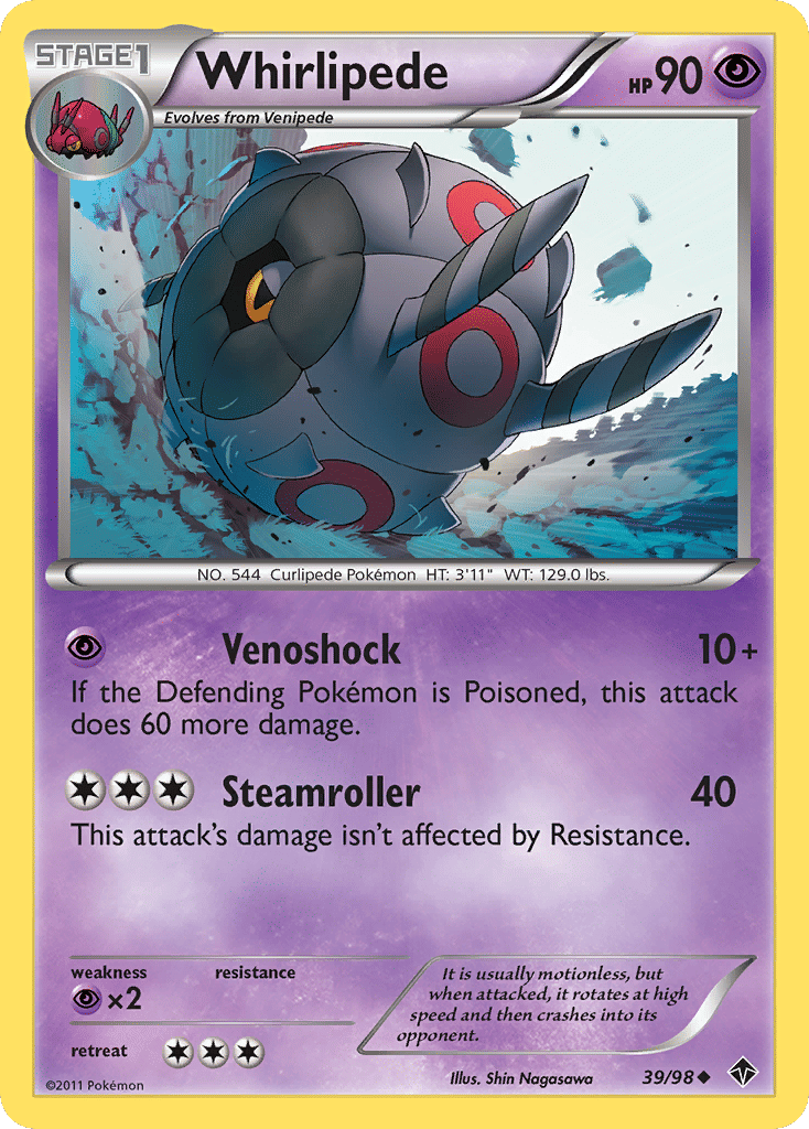 Whirlipede — Emerging Powers — Pokemon