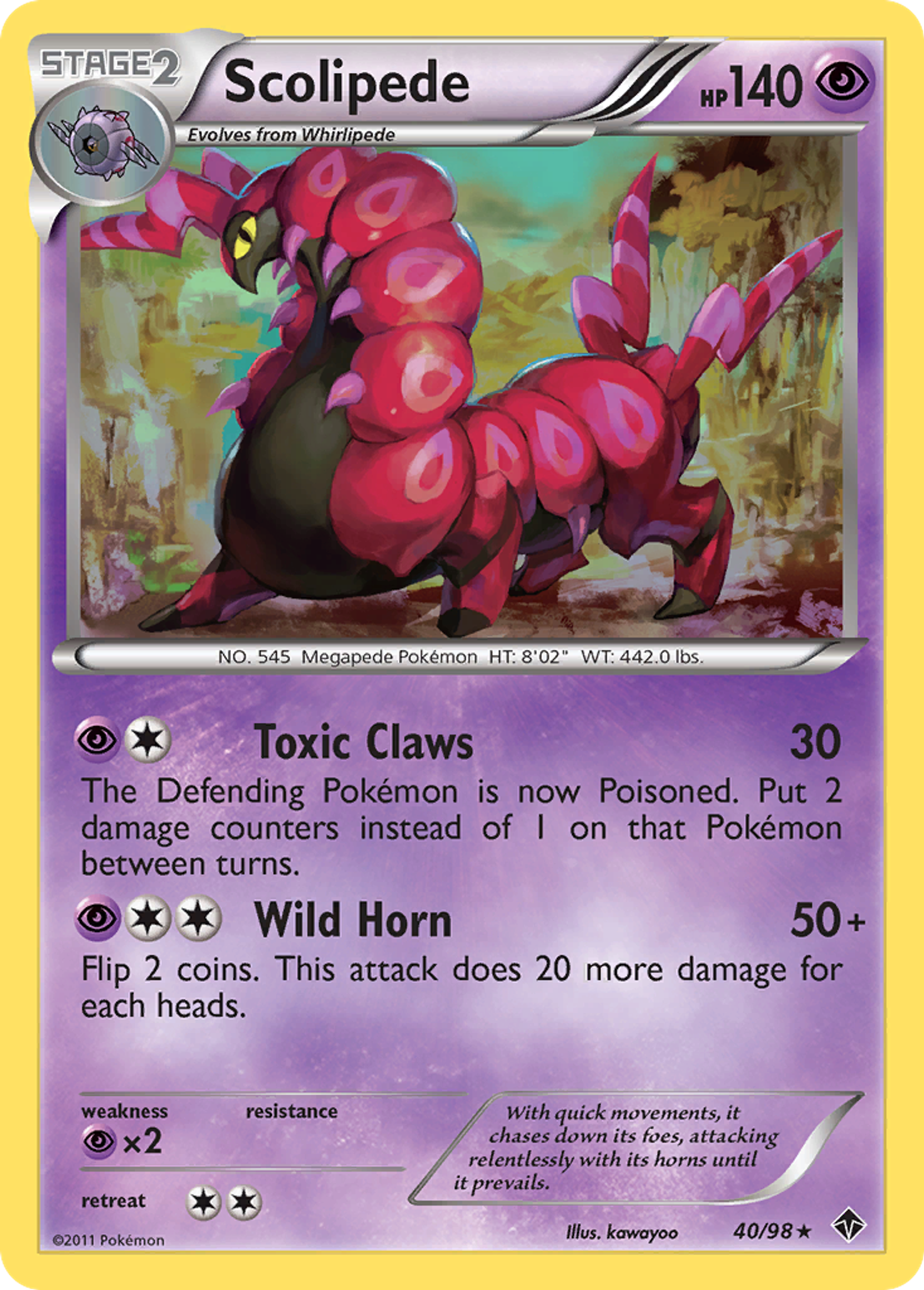 Scolipede — Emerging Powers — Pokémon