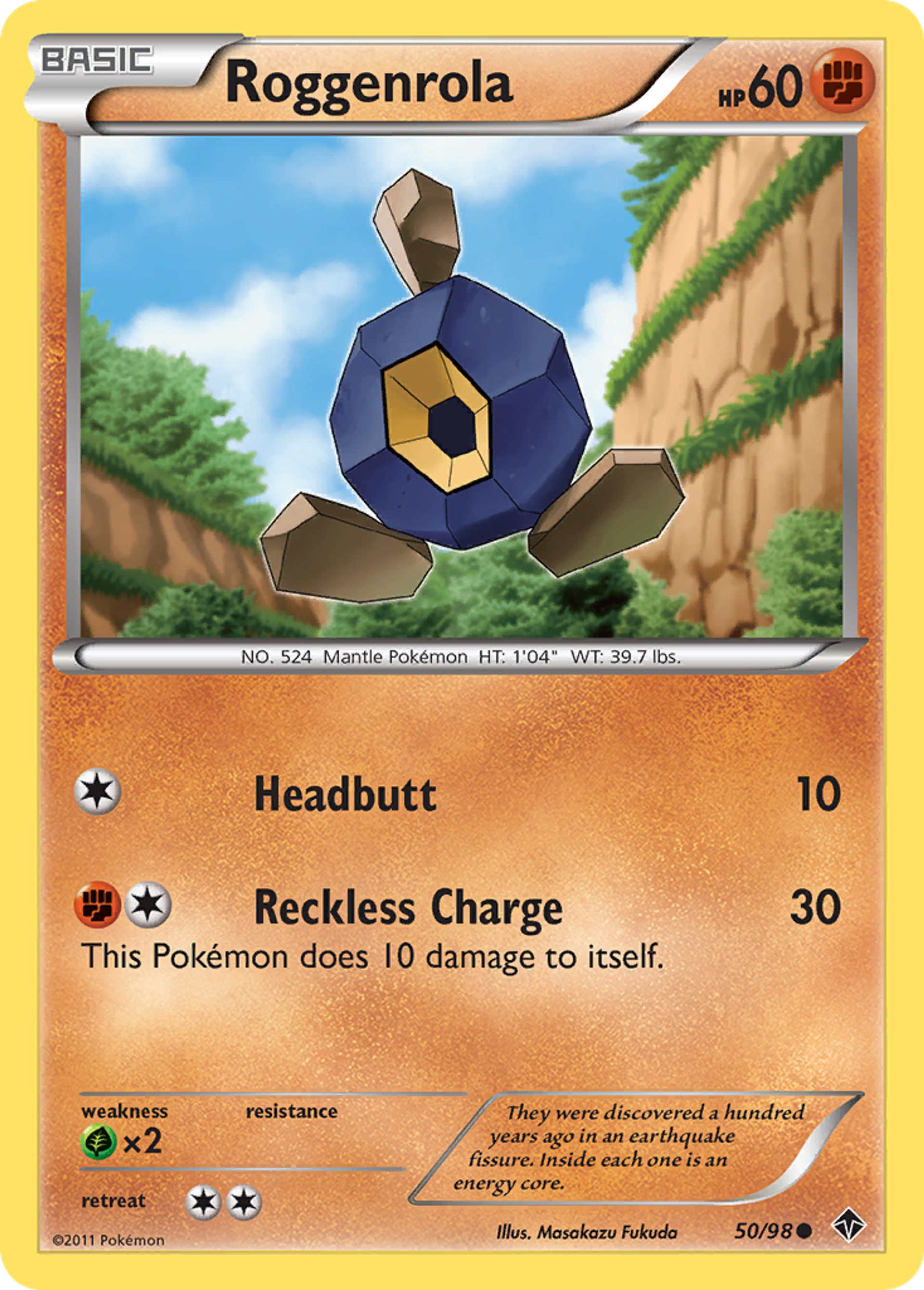 Roggenrola — Emerging Powers — Pokémon