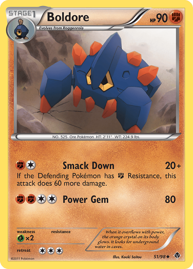 Boldore — Emerging Powers — Pokemon