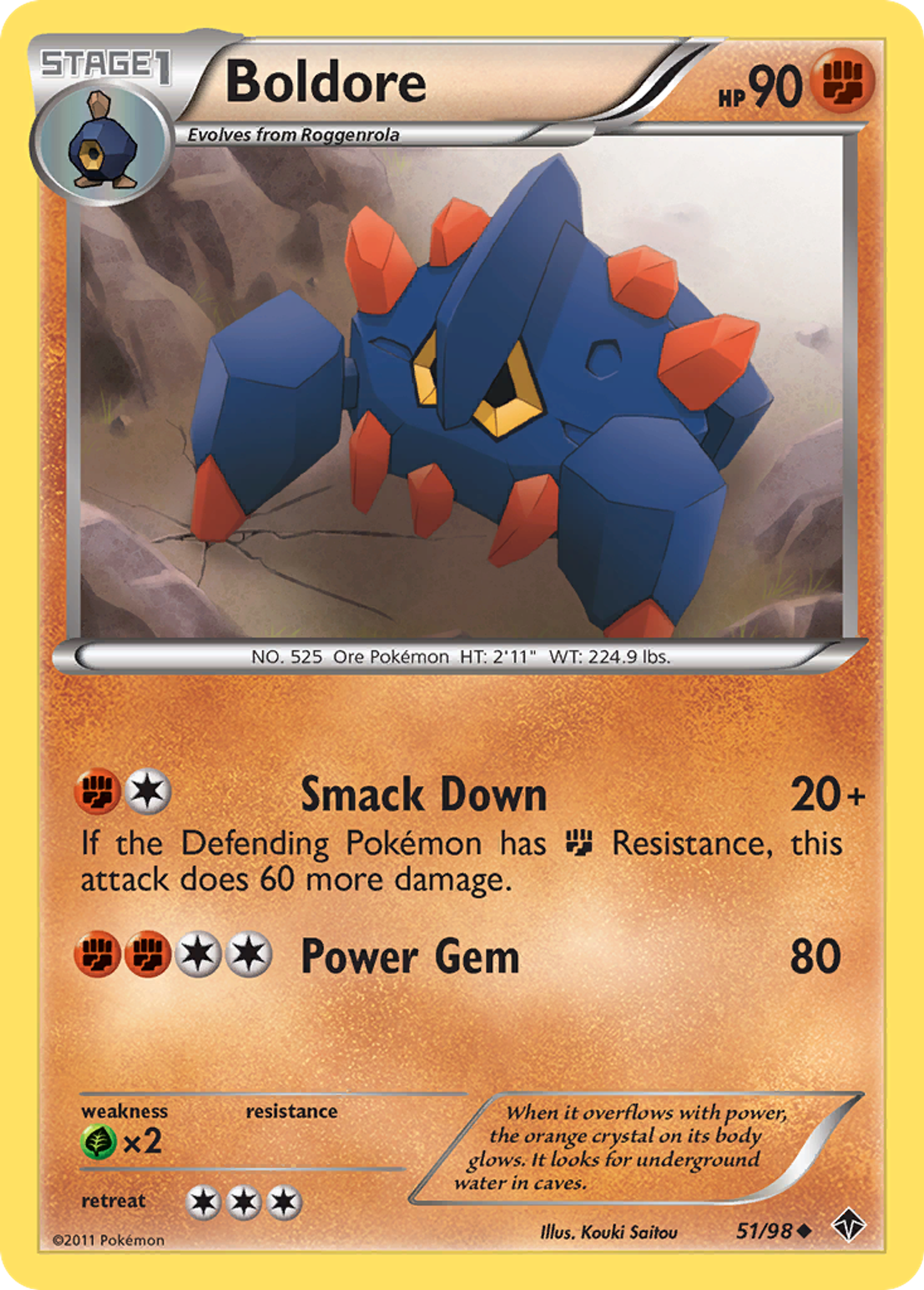 Boldore — Emerging Powers — Pokemon