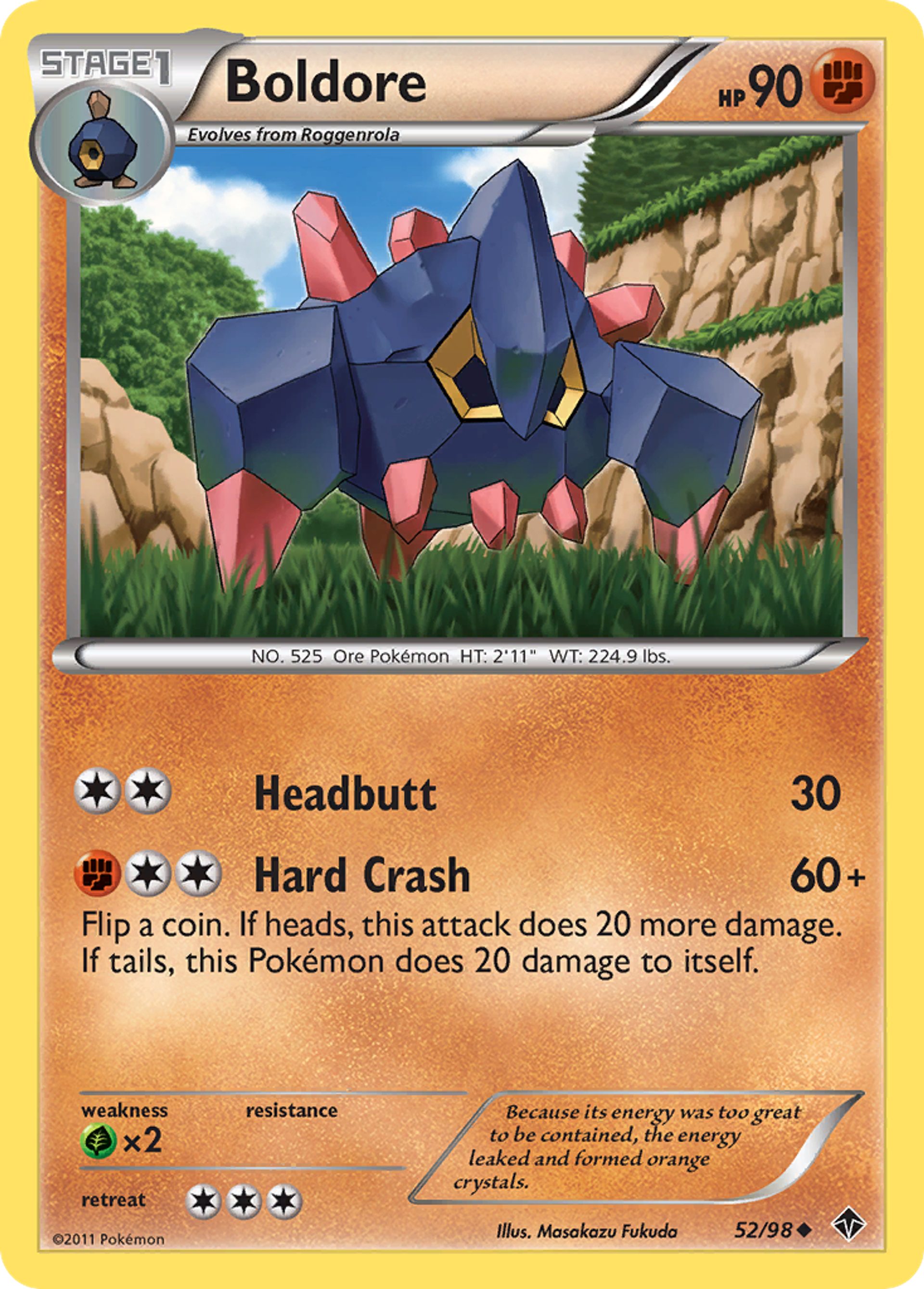 Boldore — Emerging Powers — Pokemon