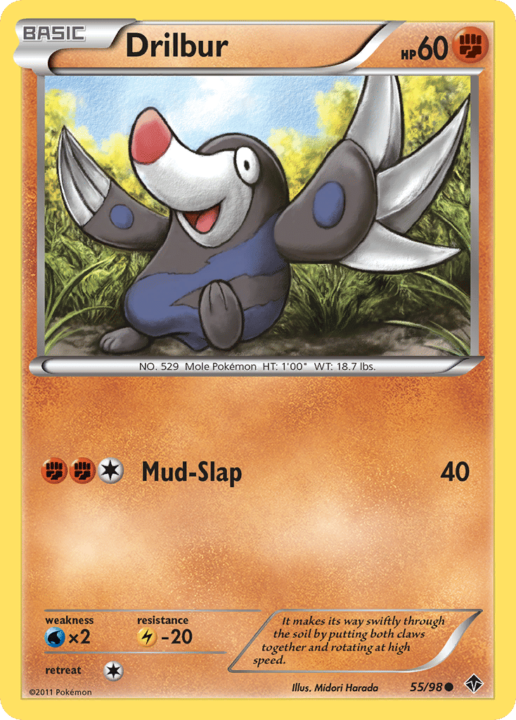 Drilbur — Emerging Powers — Pokemon