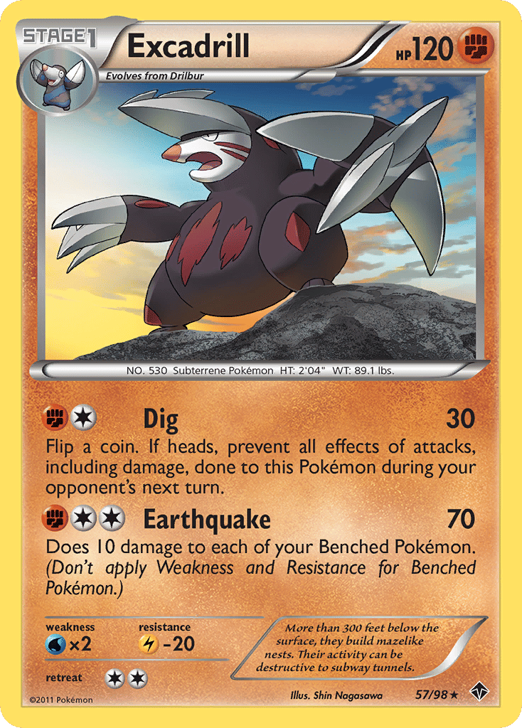 Excadrill — Emerging Powers — Pokemon