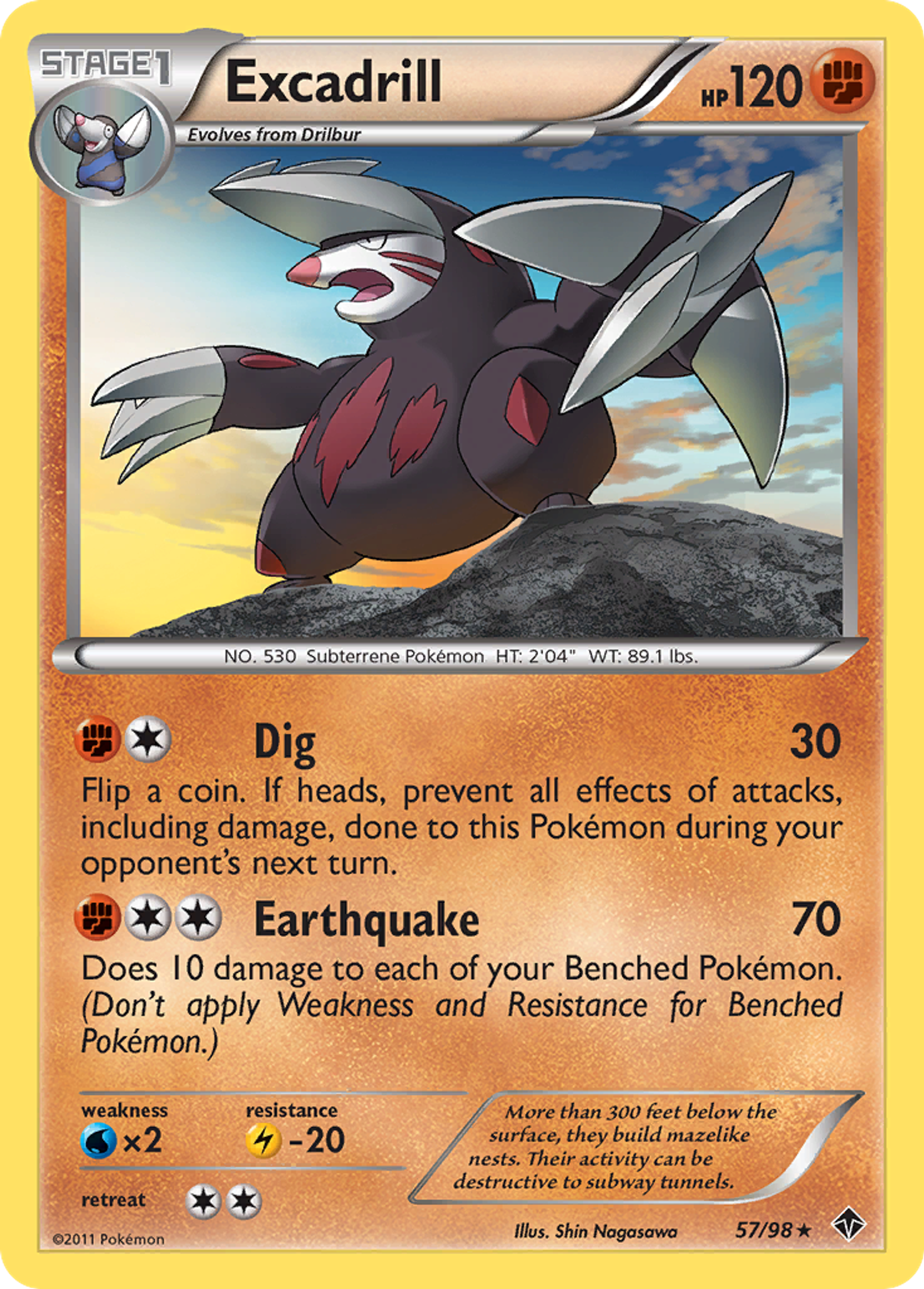Excadrill — Emerging Powers — Pokemon