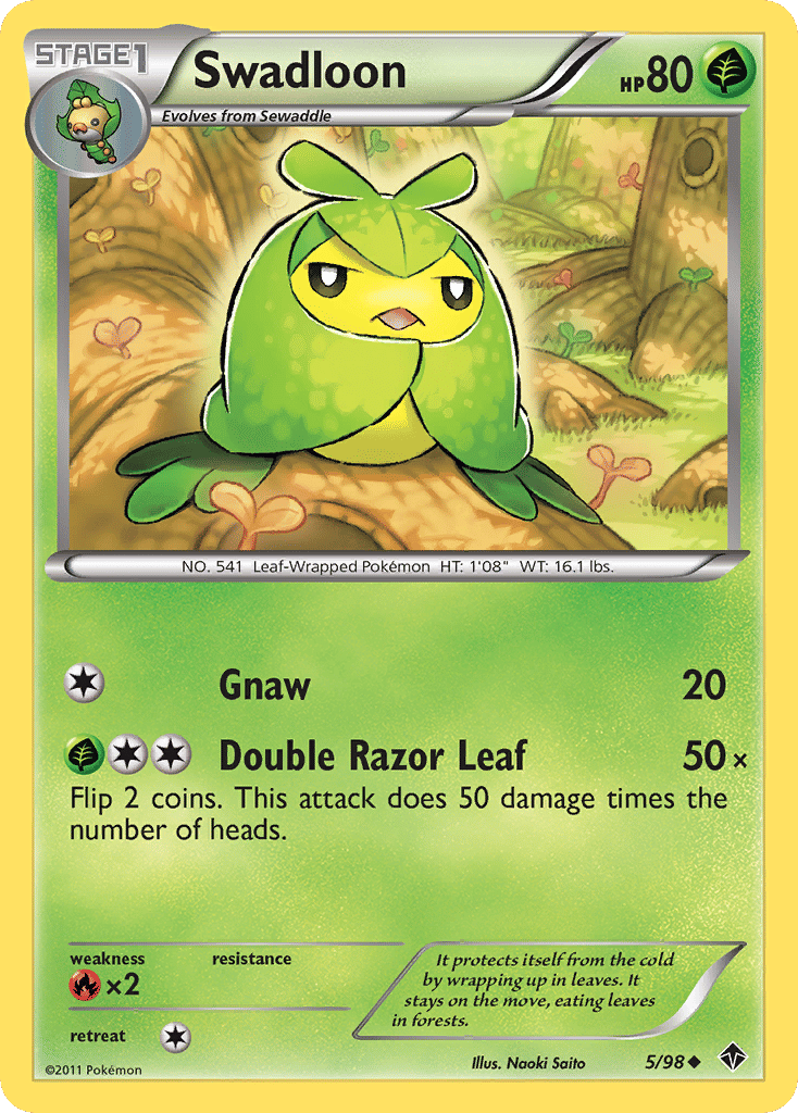 Swadloon — Emerging Powers — Pokemon