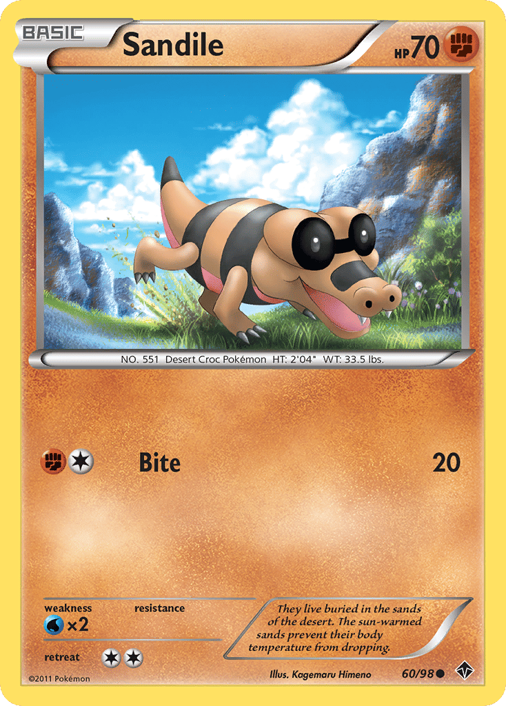 Sandile — Emerging Powers — Pokemon
