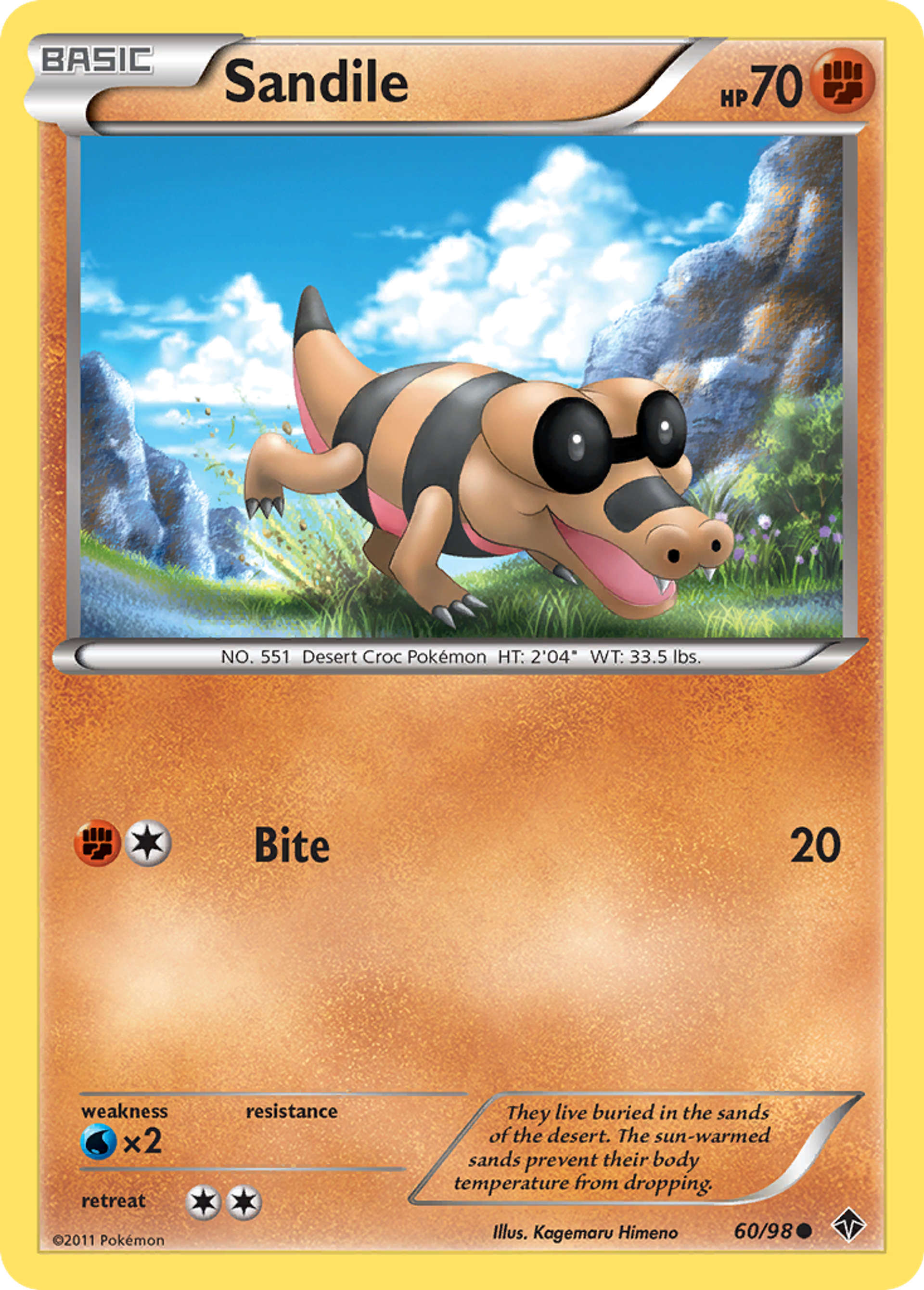 Sandile — Emerging Powers — Pokemon