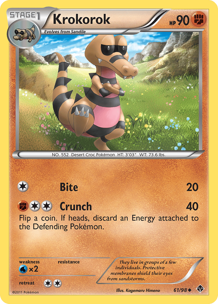 Krokorok — Emerging Powers — Pokemon
