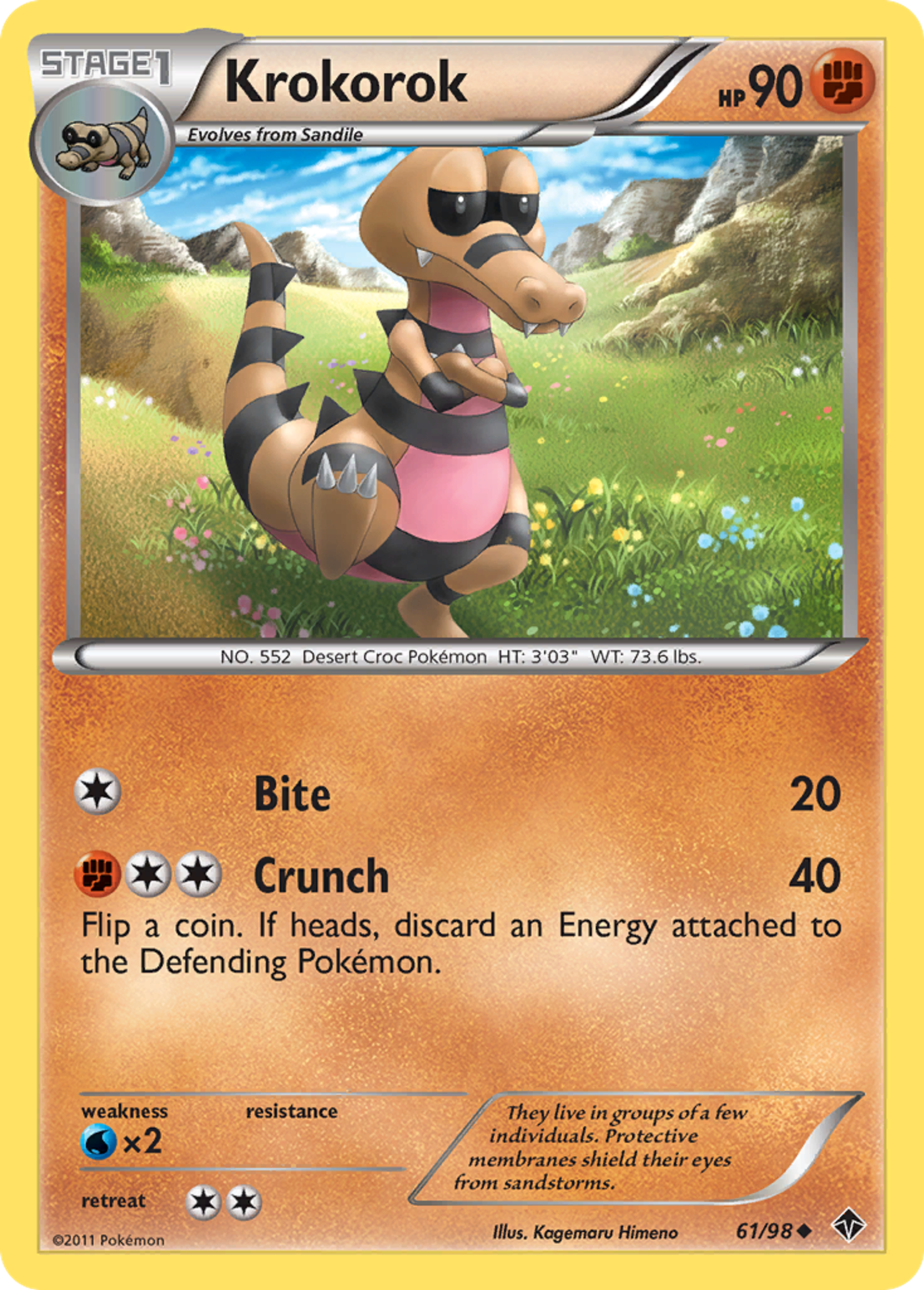 Krokorok — Emerging Powers — Pokemon