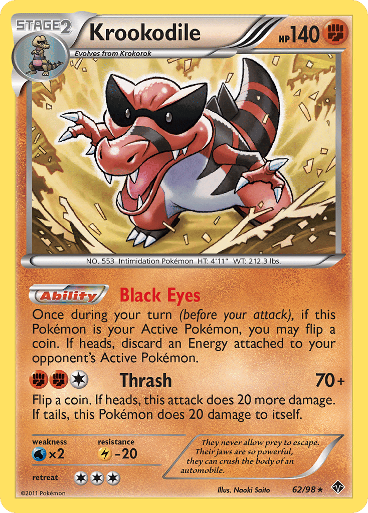 Krookodile — Emerging Powers — Pokemon