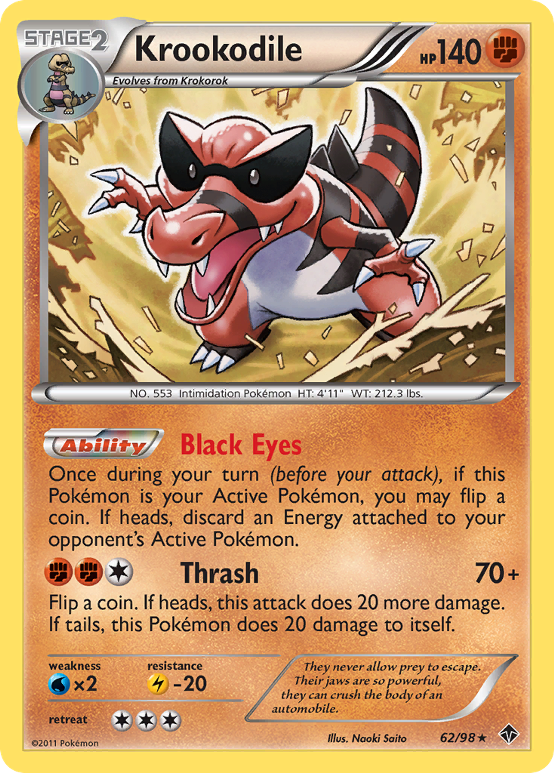 Krookodile — Emerging Powers — Pokemon